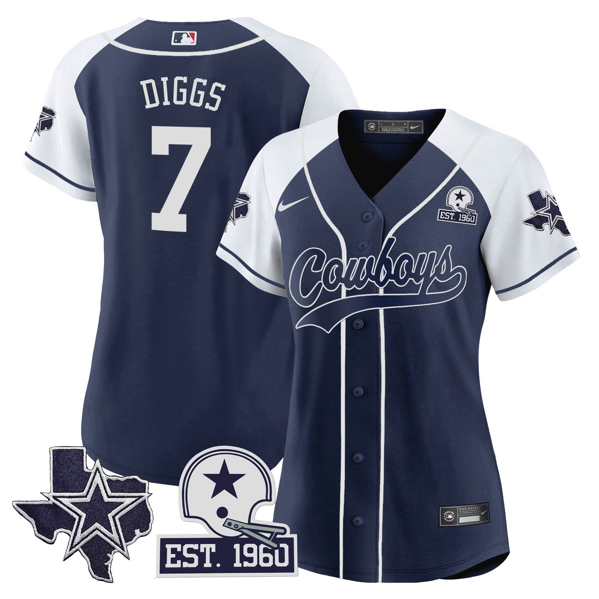 Camisa NFL Women’s Texas Patch Jersey