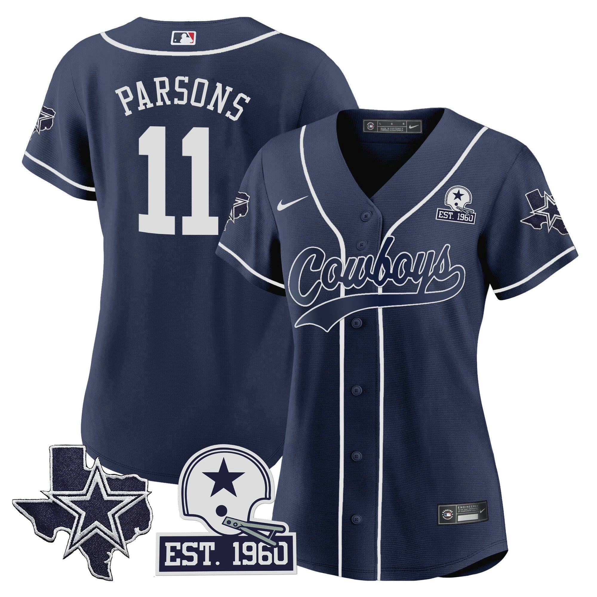 Camisa NFL Women’s Texas Patch Jersey