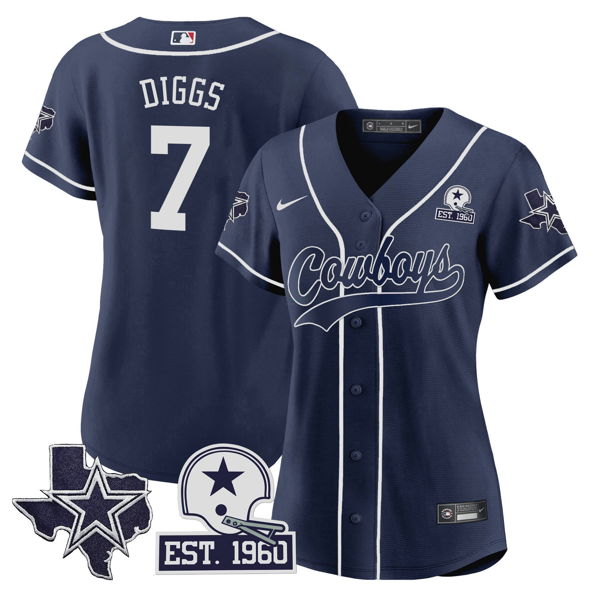 Camisa NFL Women’s Texas Patch Jersey