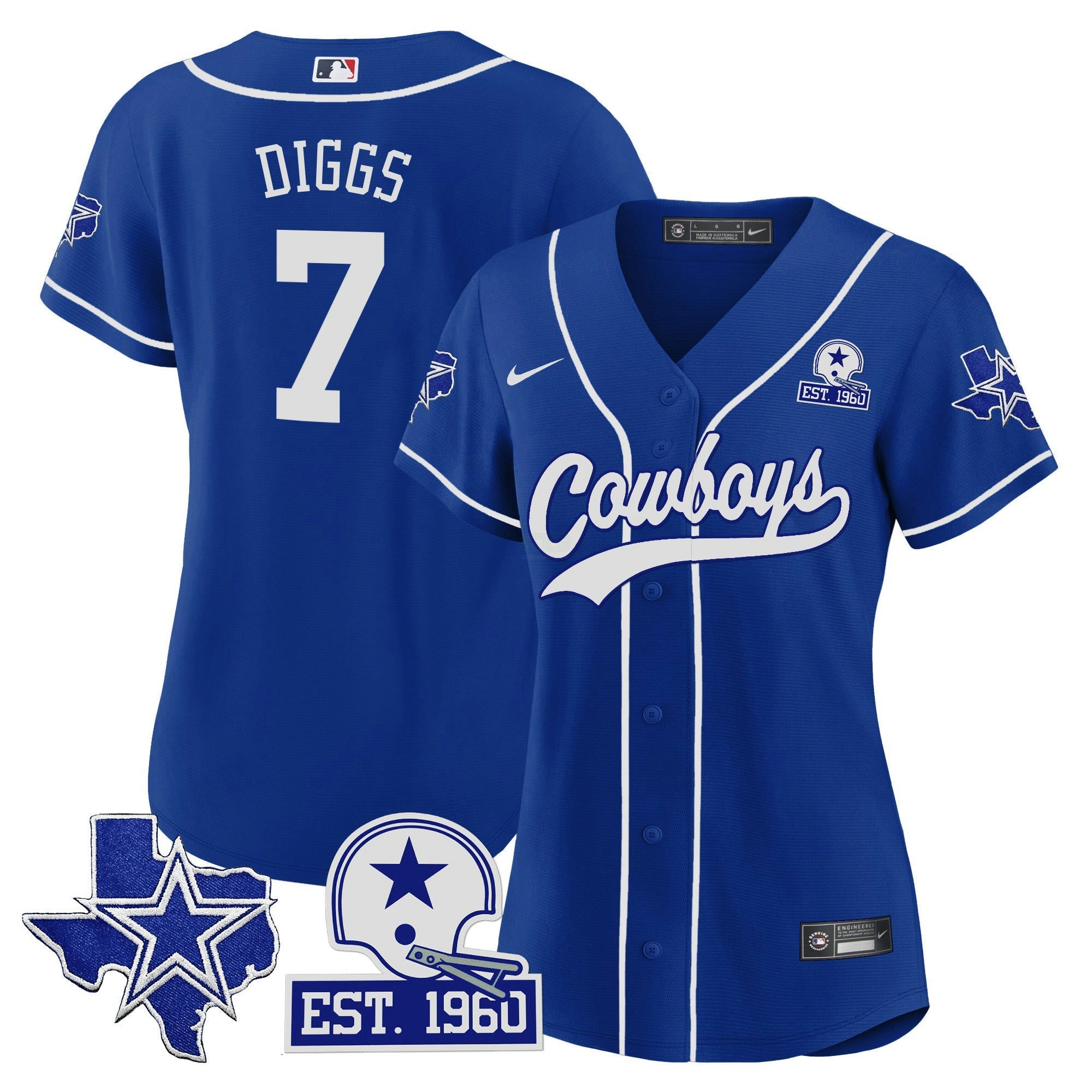 Camisa NFL Women’s Texas Patch Jersey