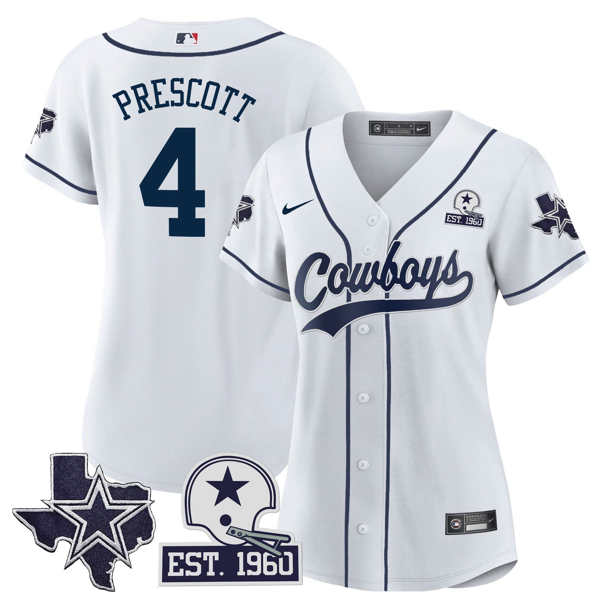 Camisa NFL Women’s Texas Patch Jersey