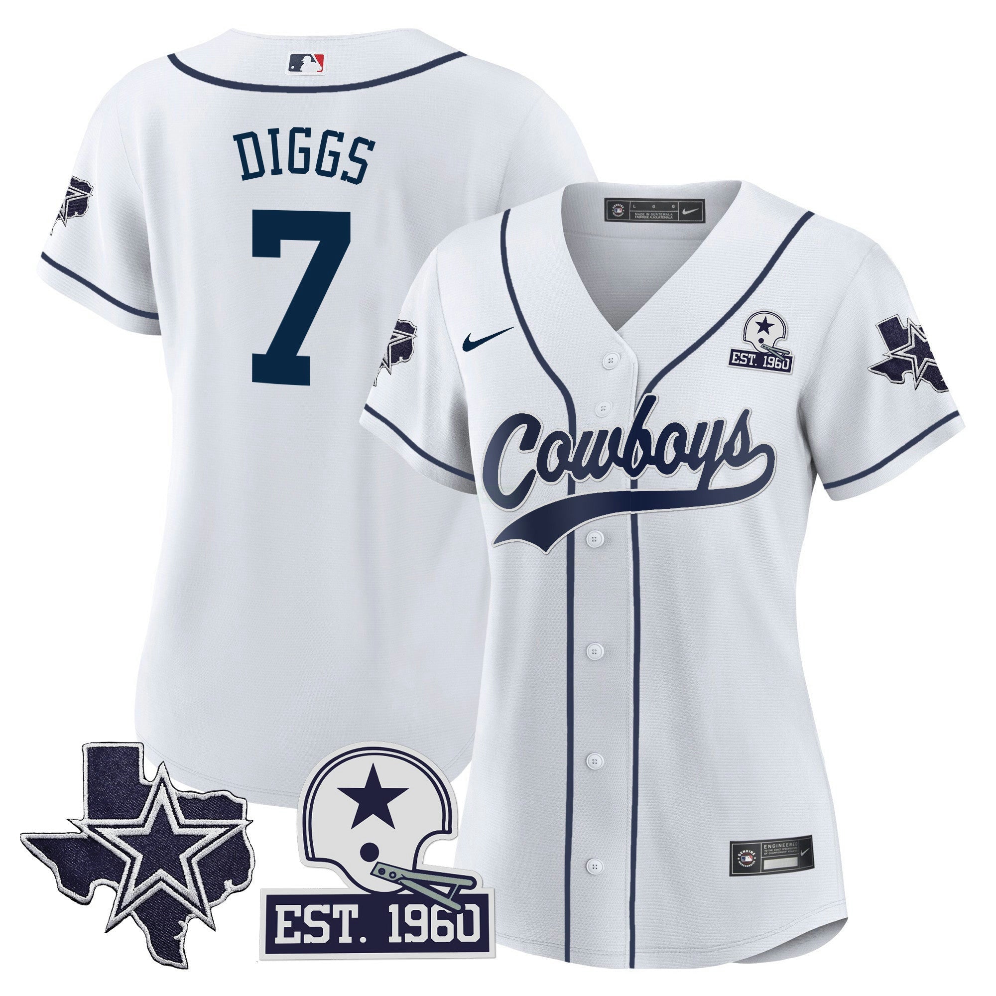 Camisa NFL Women’s Texas Patch Jersey