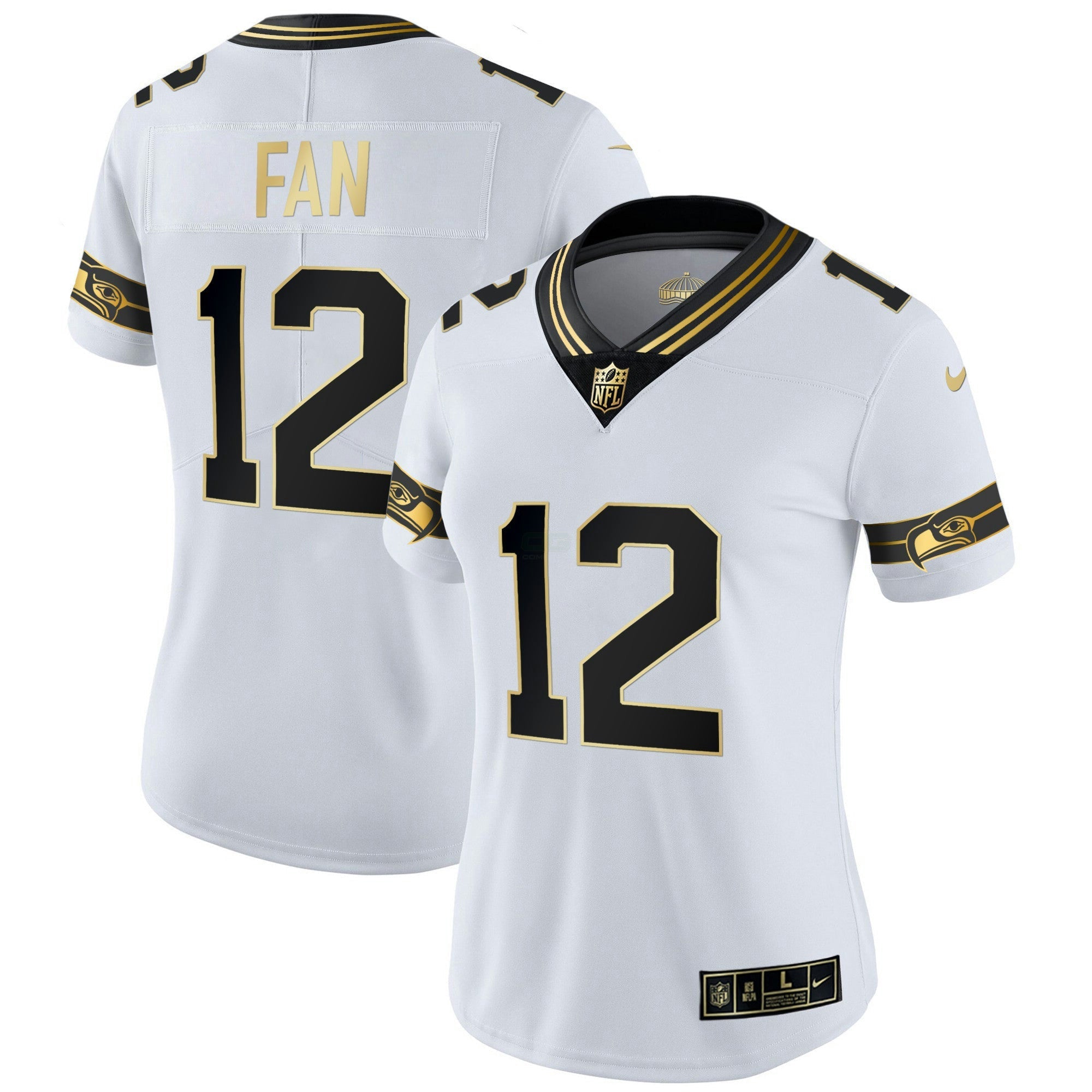 Camisa NFL Women’s Throwback & Dourada Jersey