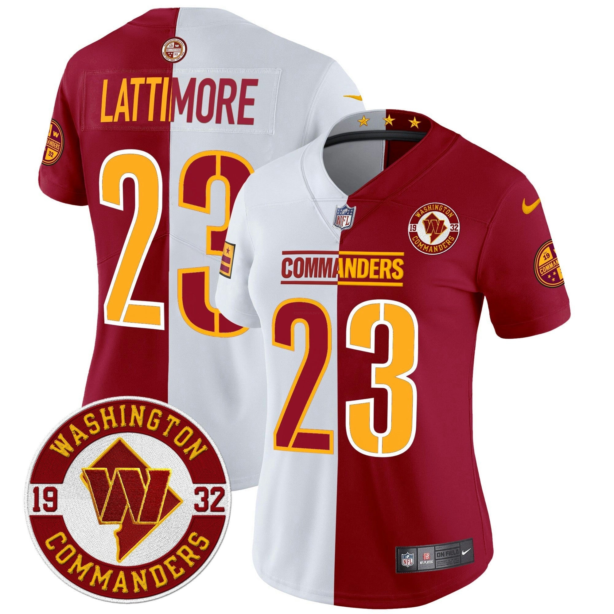 Camisa NFL Women’s Washington 2024 Vapor Limited Jersey – Est. 1932 Patch