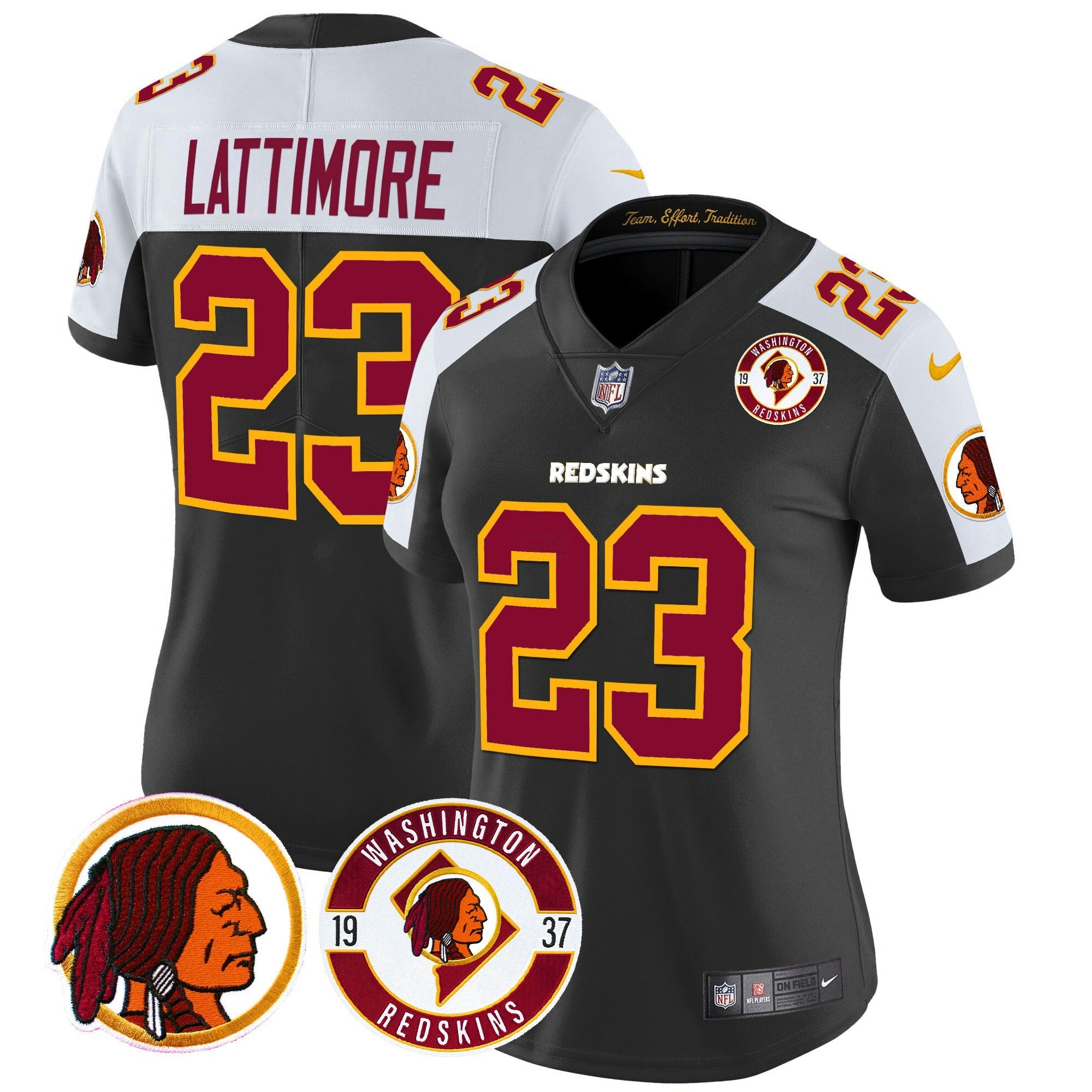 Camisa NFL Women’s Washington Redskins 2024 Vapor Limited Jersey – Est. 1937 Patch