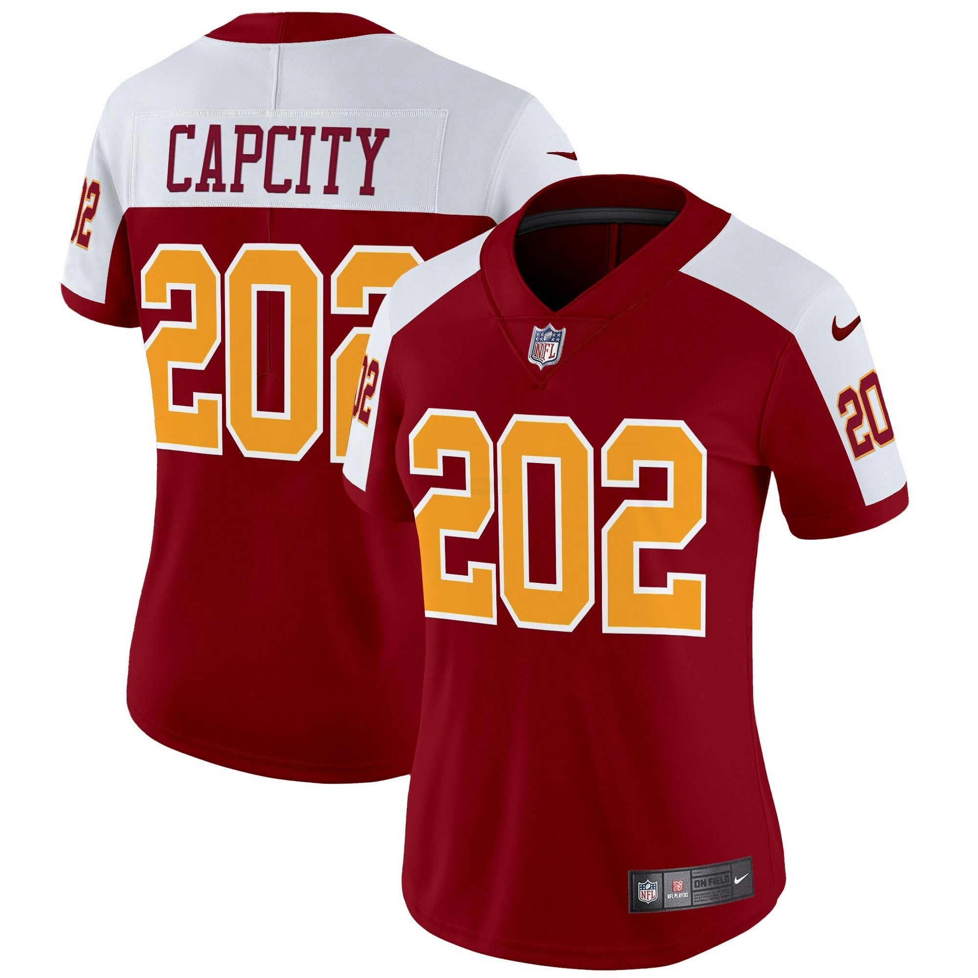 Camisa NFL Women’s Washington Redskins Throwback Vapor Limited Jersey