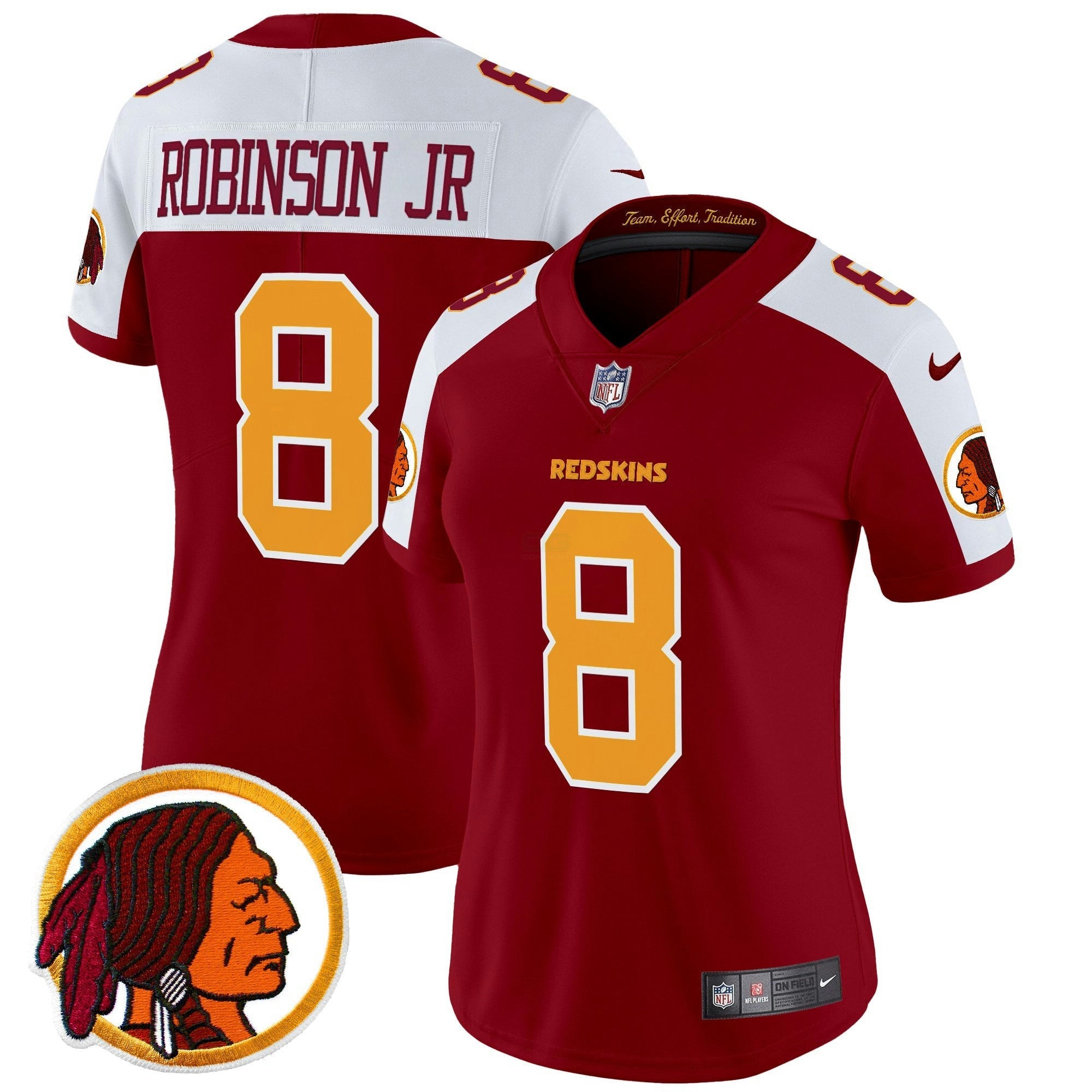 Camisa NFL Women’s Washington Redskins Throwback Vapor Limited Jersey V2