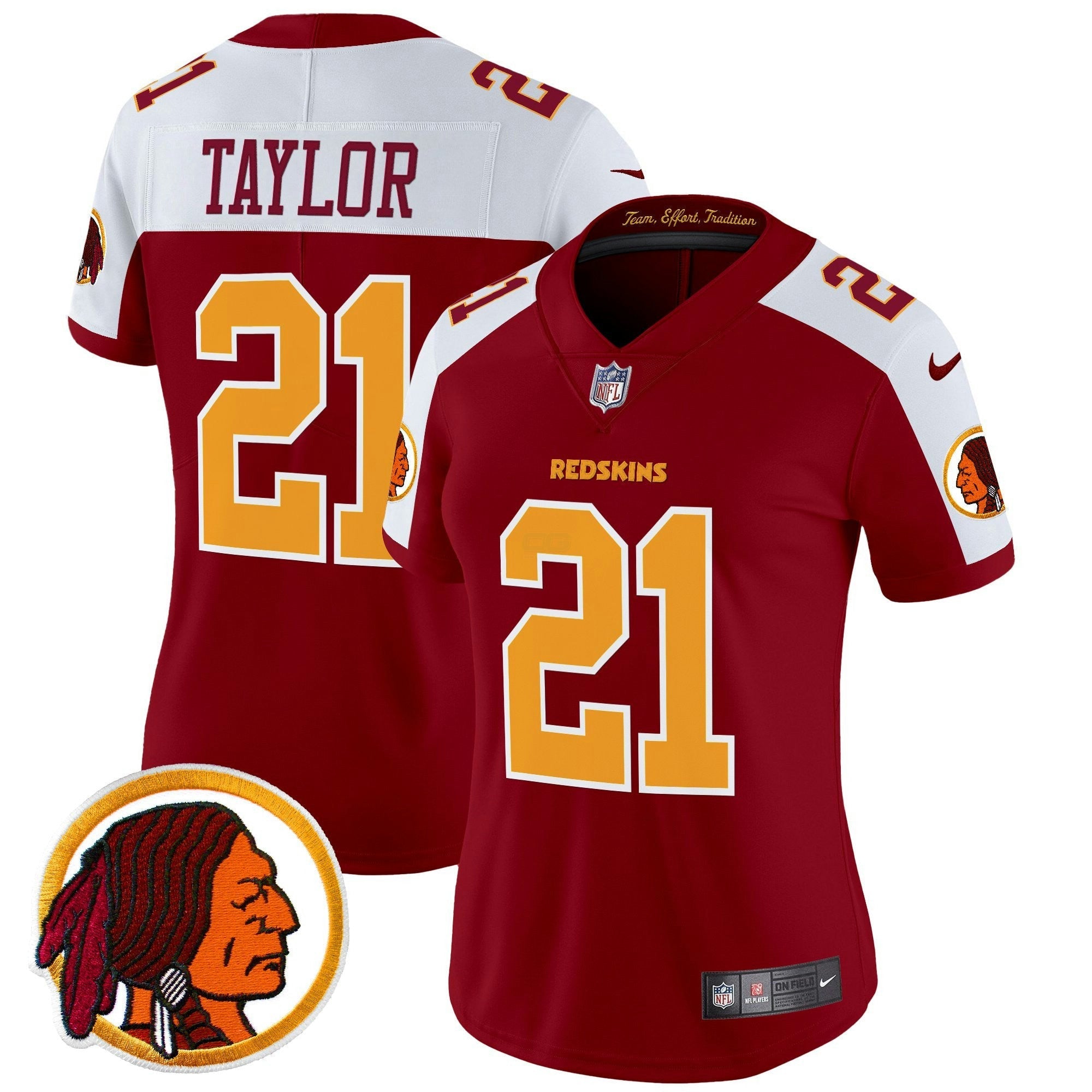 Camisa NFL Women’s Washington Redskins Throwback Vapor Limited Jersey V2