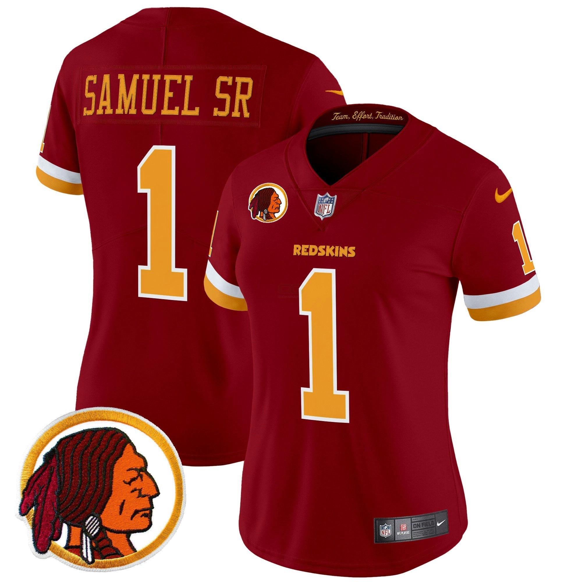 Camisa NFL Women’s Washington Redskins Throwback Vapor Limited Jersey V2