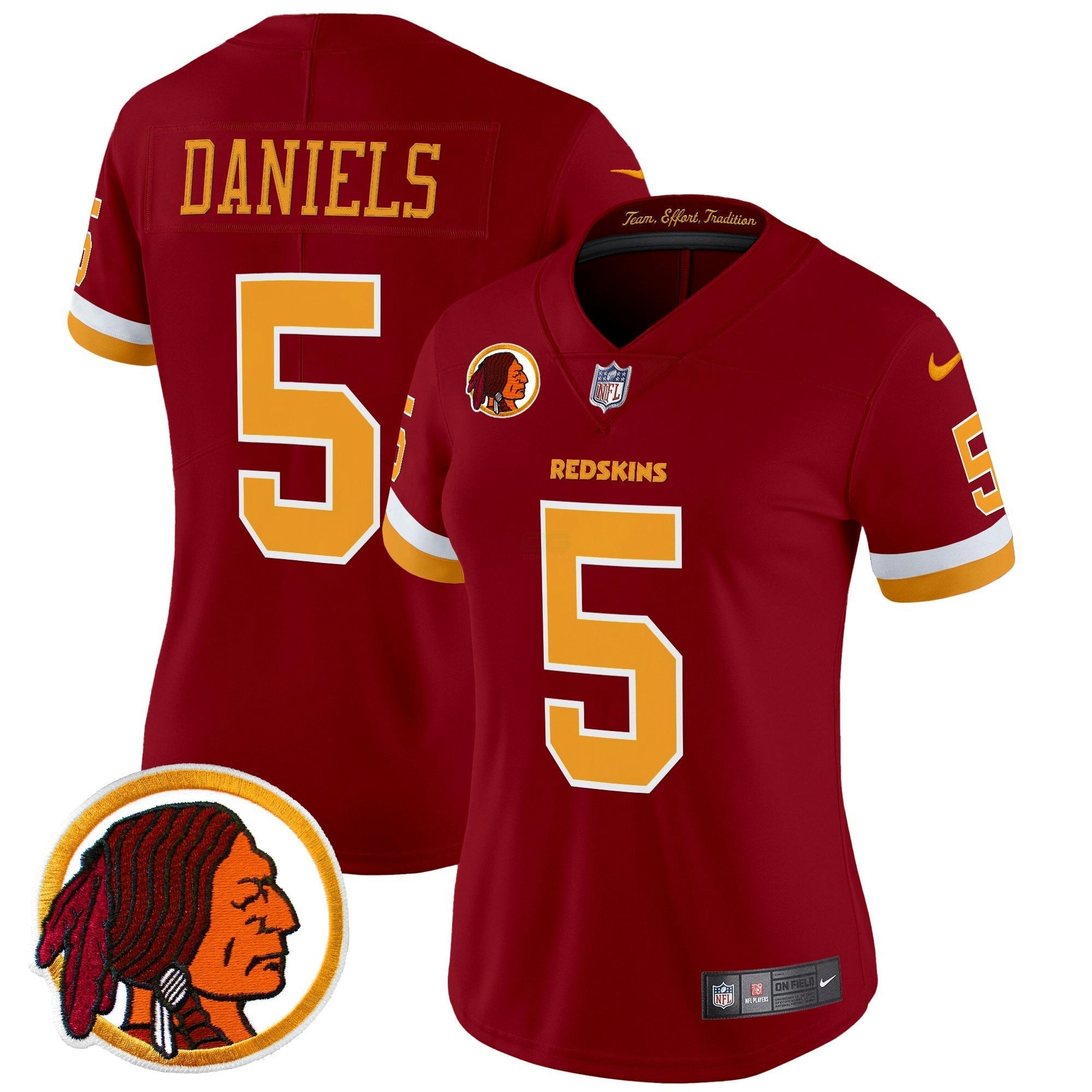 Camisa NFL Women’s Washington Redskins Throwback Vapor Limited Jersey V2