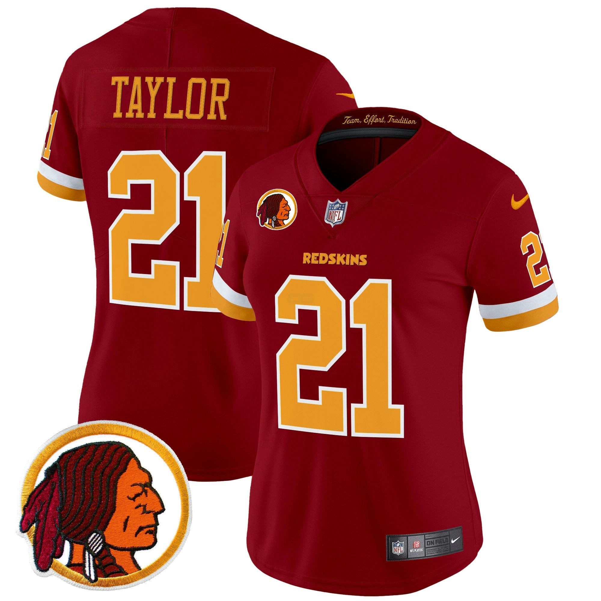 Camisa NFL Women’s Washington Redskins Throwback Vapor Limited Jersey V2