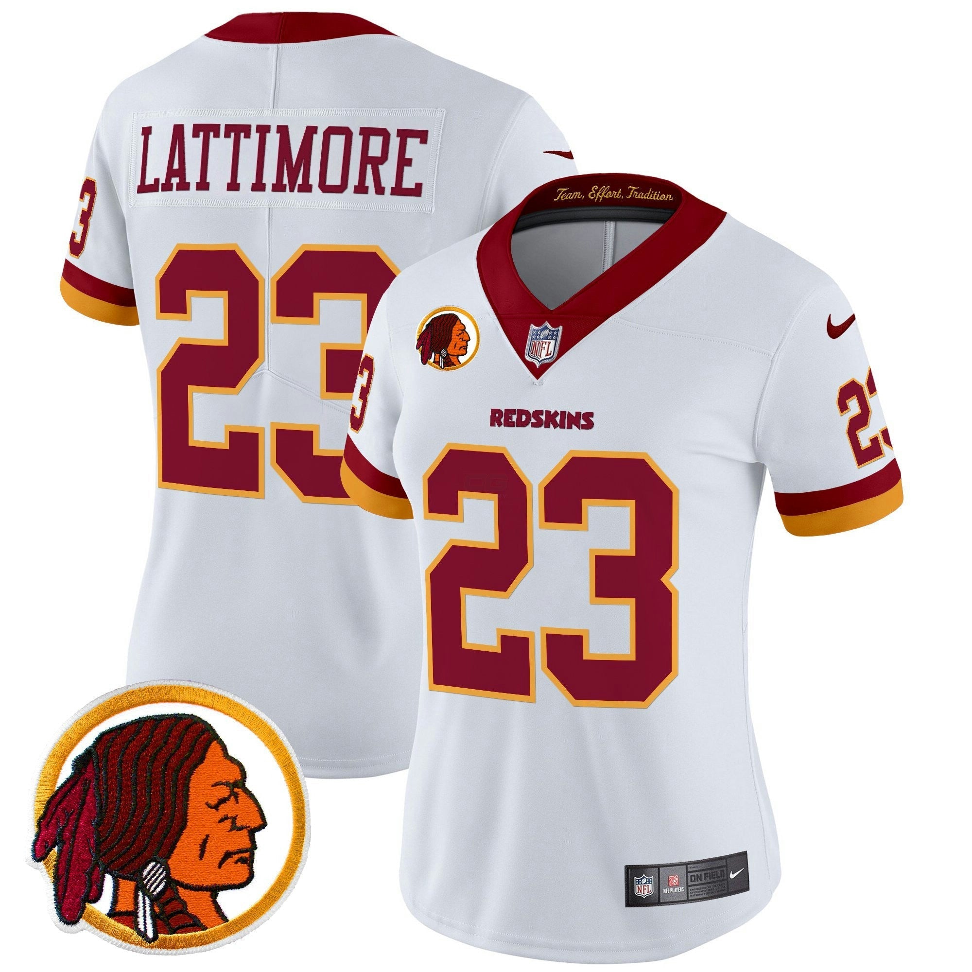 Camisa NFL Women’s Washington Redskins Throwback Vapor Limited Jersey V2