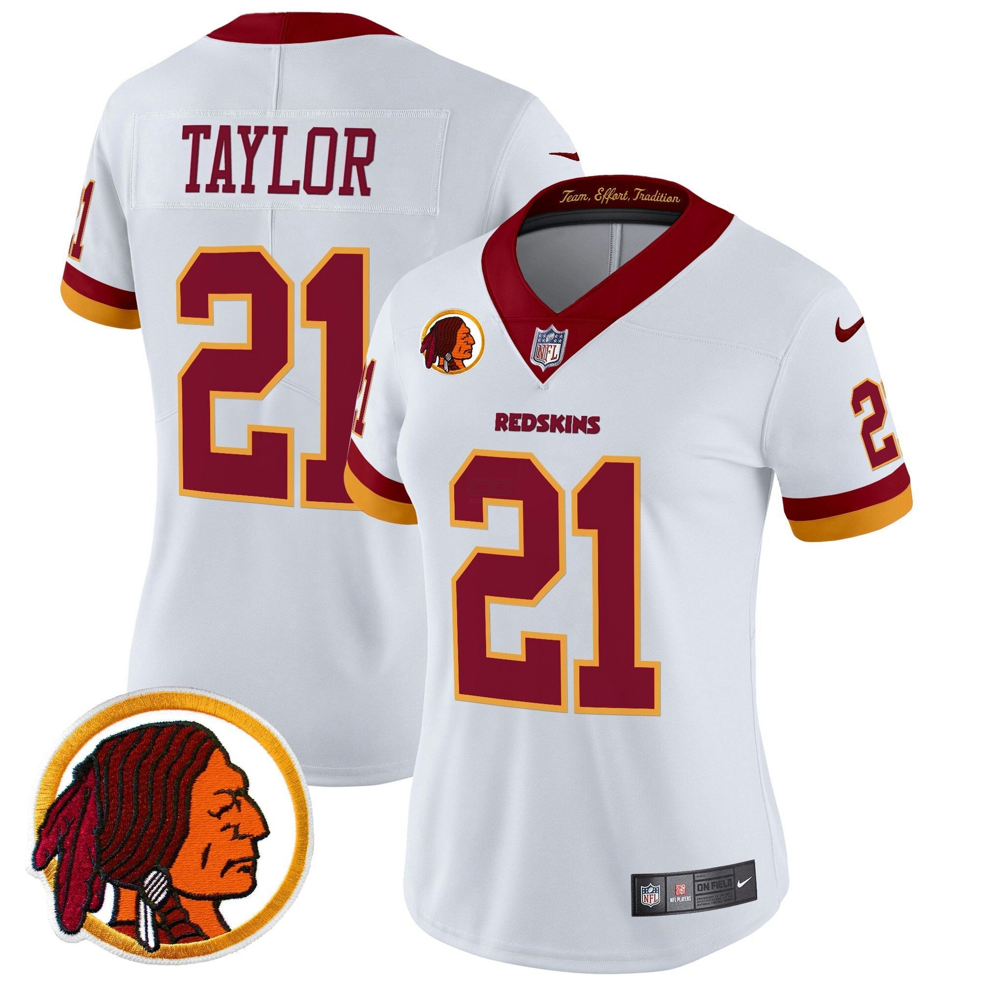 Camisa NFL Women’s Washington Redskins Throwback Vapor Limited Jersey V2