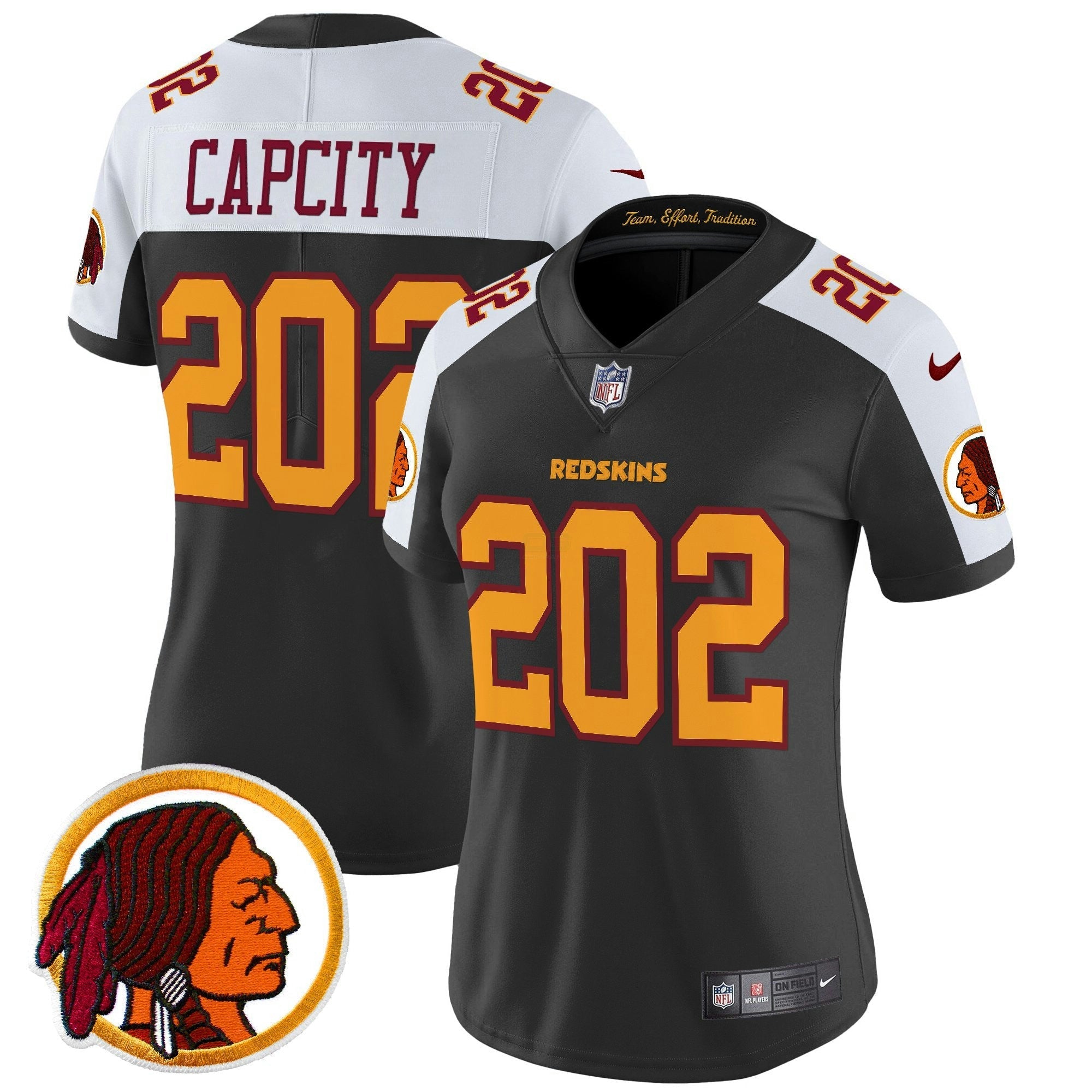Camisa NFL Women’s Washington Redskins Throwback Vapor Limited Jersey V2