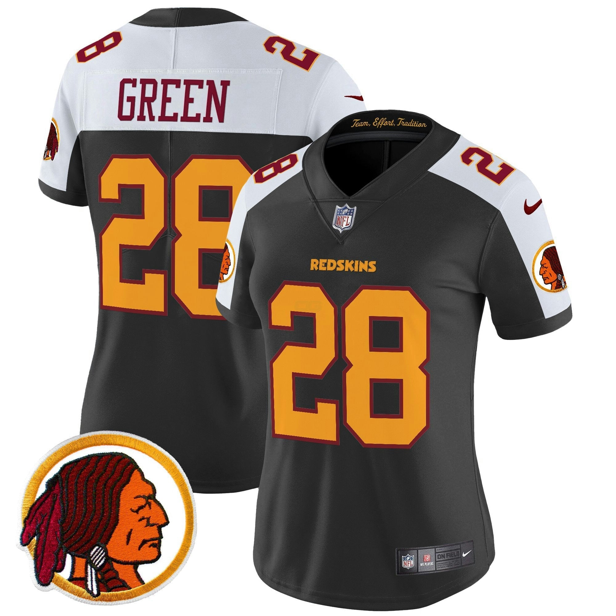 Camisa NFL Women’s Washington Redskins Throwback Vapor Limited Jersey V2
