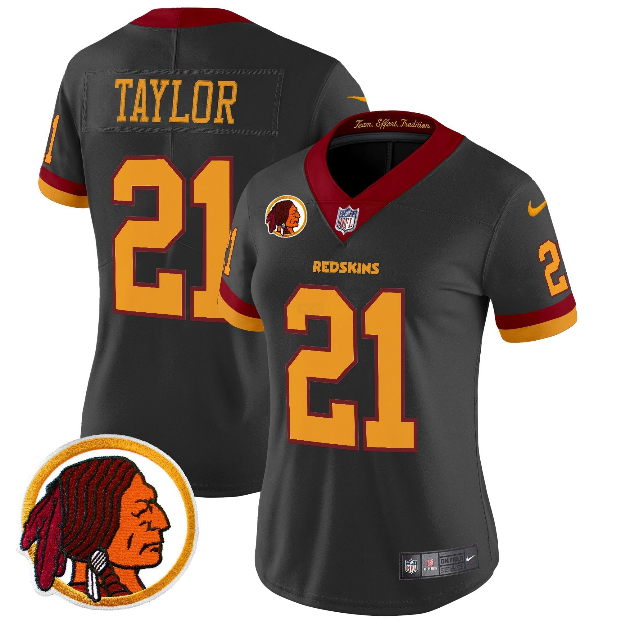Camisa NFL Women’s Washington Redskins Throwback Vapor Limited Jersey V2