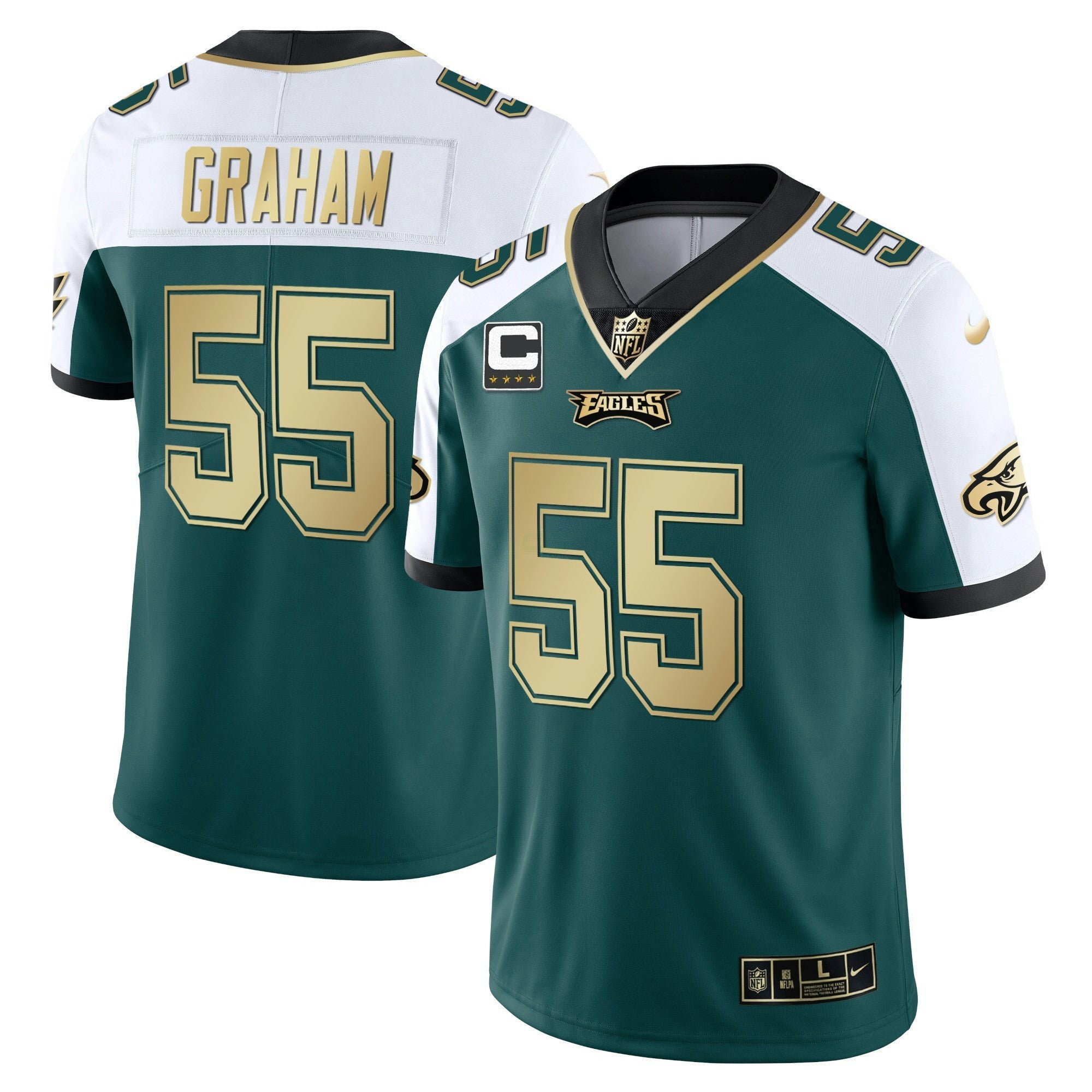 Camisa NFL Youth’s Gold & Split Vapor