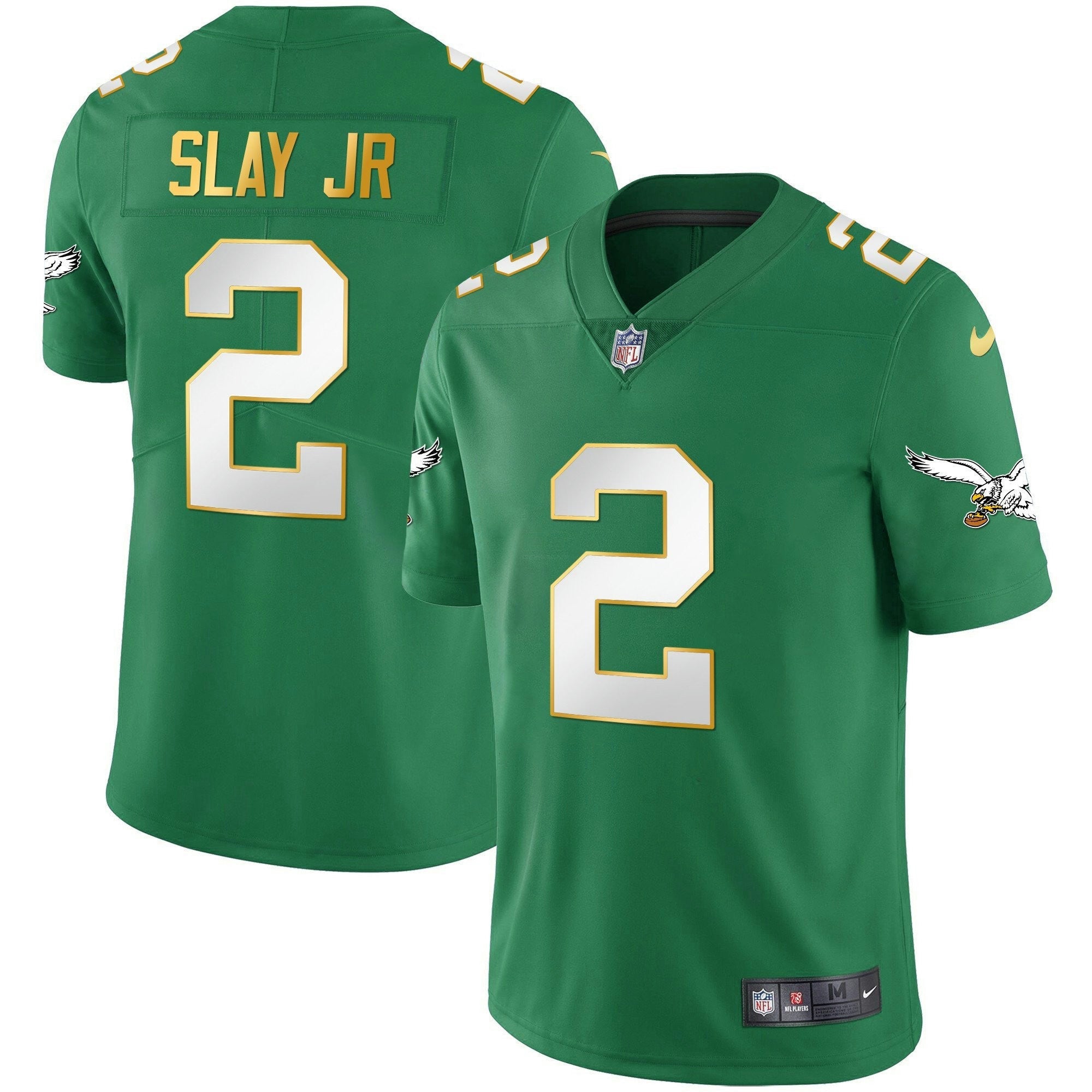 Camisa NFL Youth’s Kelly Verde Dourada Jersey