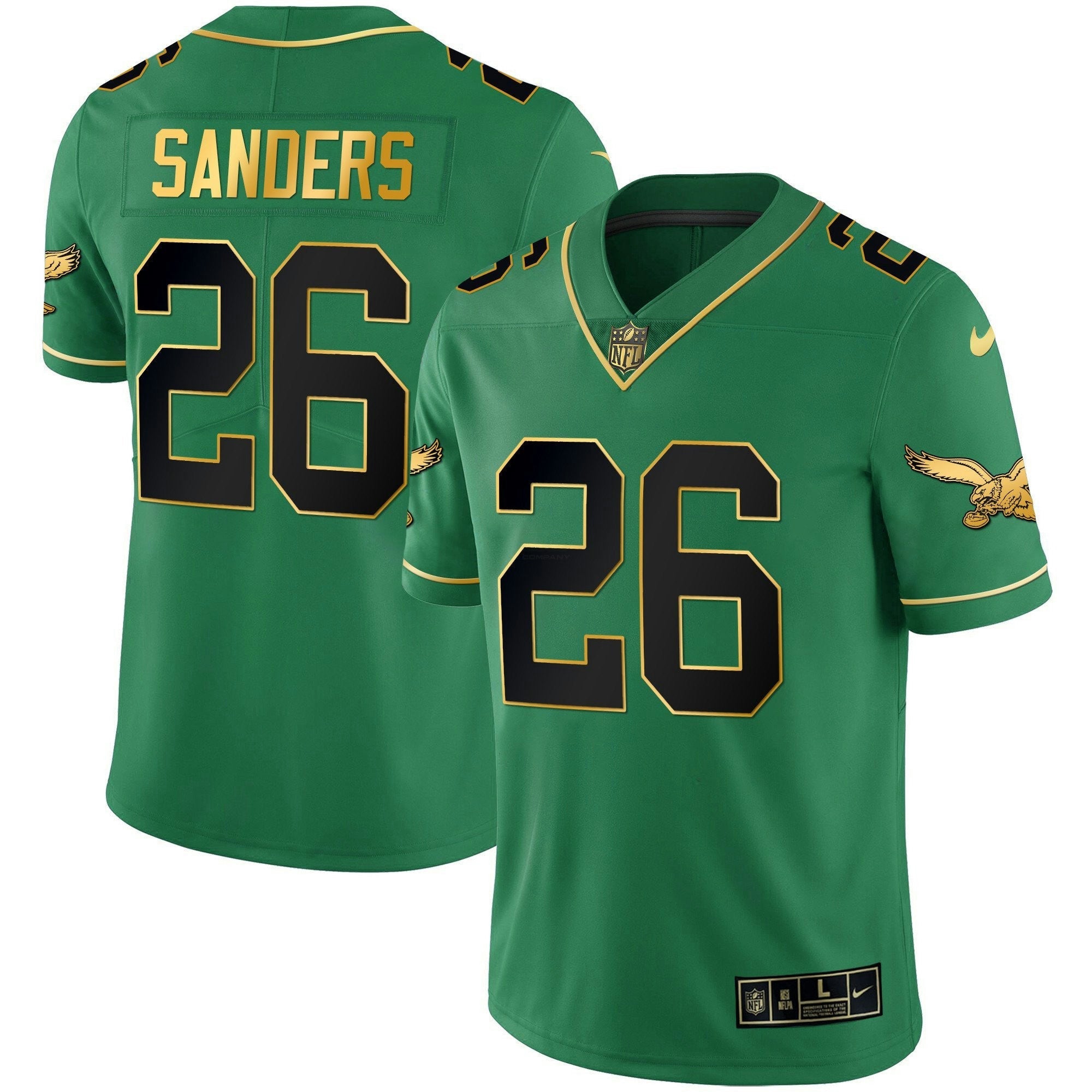 Camisa NFL Youth’s Kelly Verde Dourada Jersey