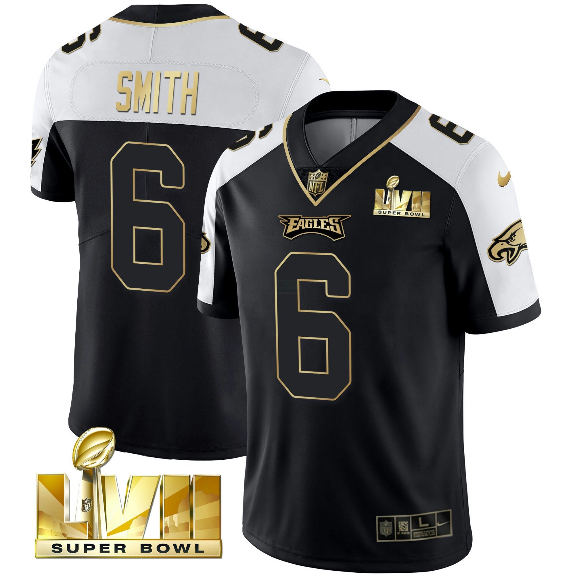 Camisa NFL Youth’s Super Bowl Vapor Dourada Jersey