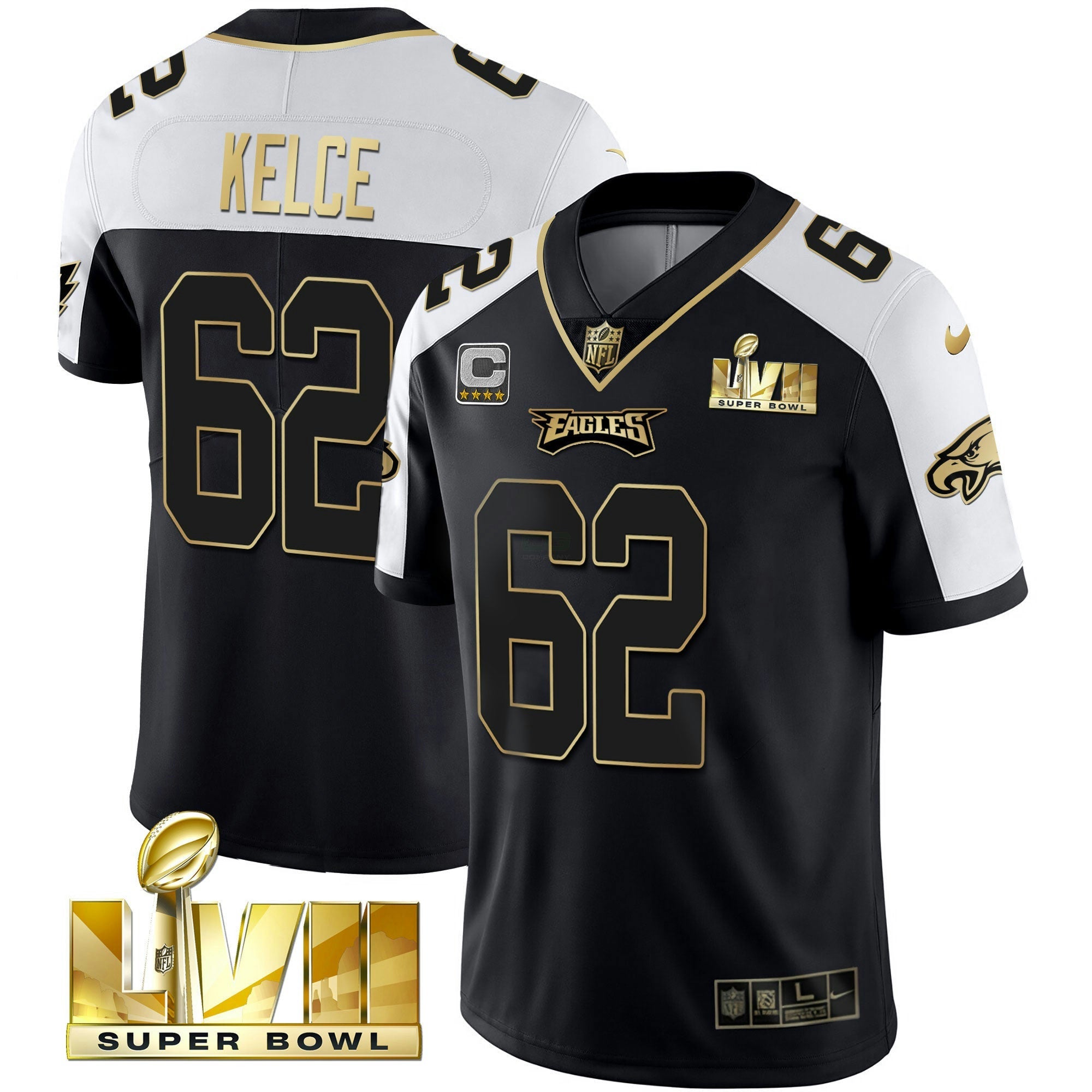 Camisa NFL Youth’s Super Bowl Vapor Dourada Jersey