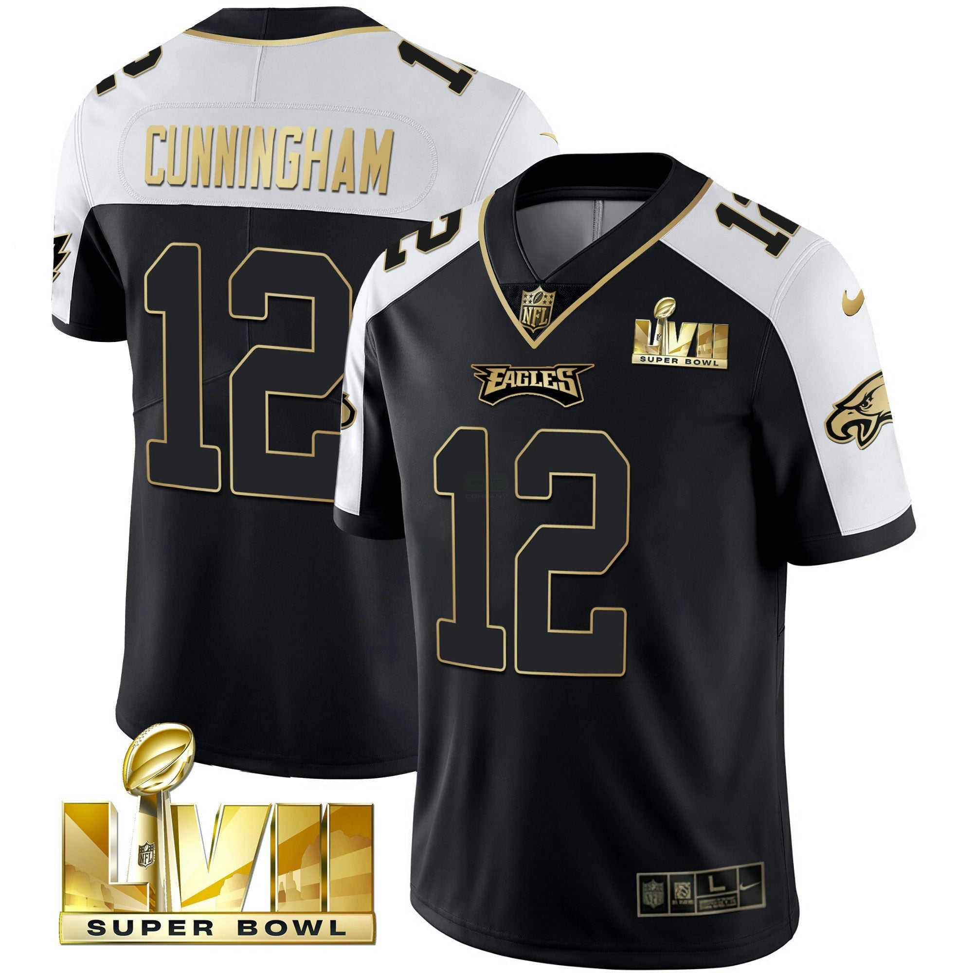 Camisa NFL Youth’s Super Bowl Vapor Dourada Jersey