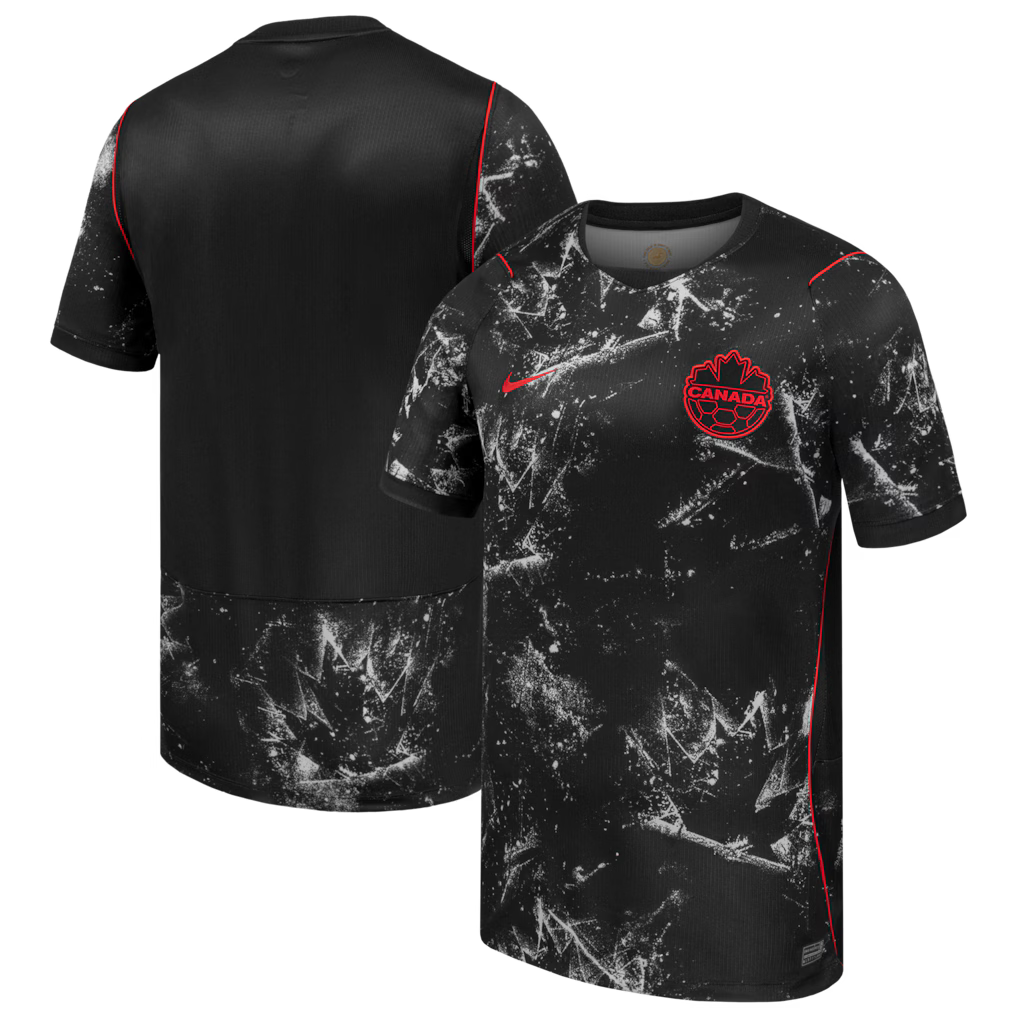 Jersey Seleção Canadá 2026 Torcedor Masculina - Preta
