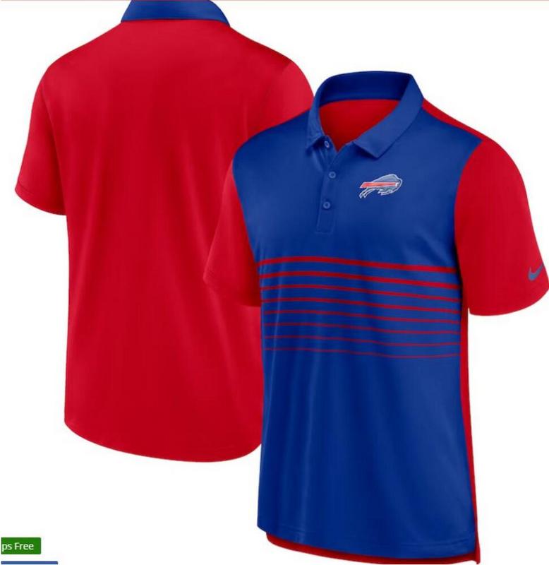 Camisa Polo Nike Buffalo Bills - Azul/Vermelha - OGJERSEYSHOP