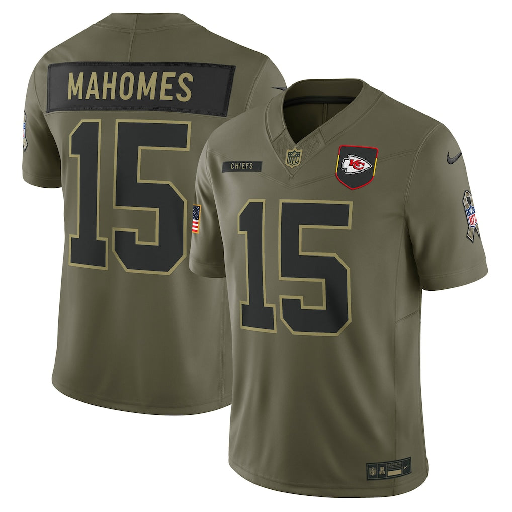 Camisa NFL Kansas City Chiefs Vapor F.U.S.E. Limited Jersey Salute To Service 2025