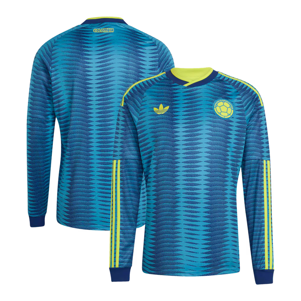 Jersey Seleção Colômbia 2026 Manga Longa - Azul