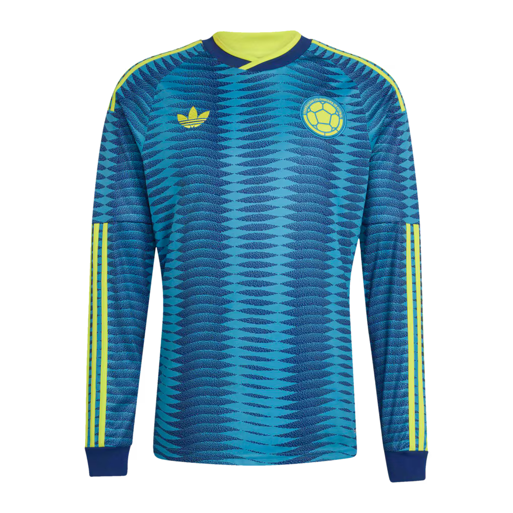 Jersey Seleção Colômbia 2026 Manga Longa - Azul