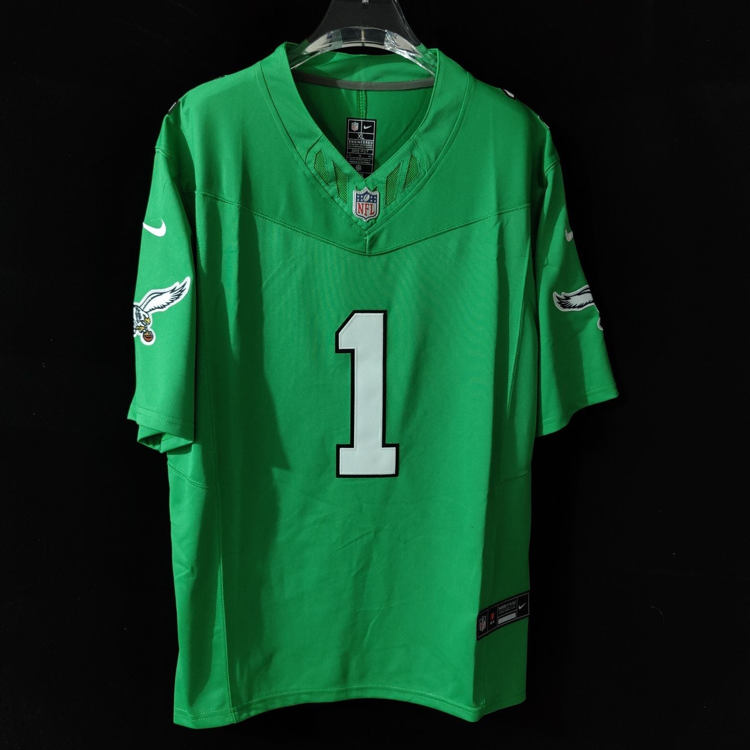 Camisa NFL Plus Size Philadelphia Eagles Vapor F.U.S.E. Limited Jersey Kelly Green