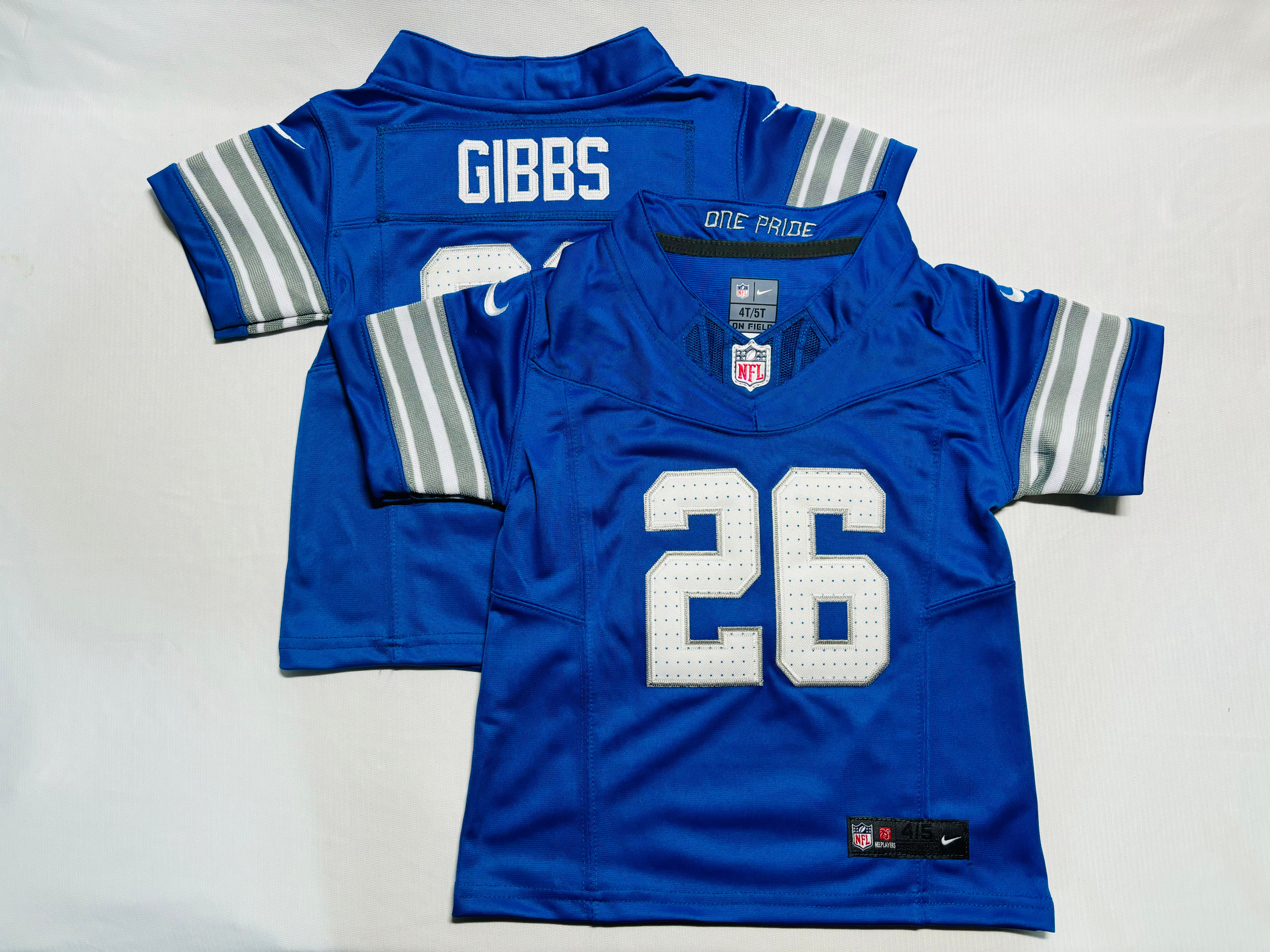 Camisa NFL Baby Jersey Detroit Lions Vapor F.U.S.E. Limited Azul