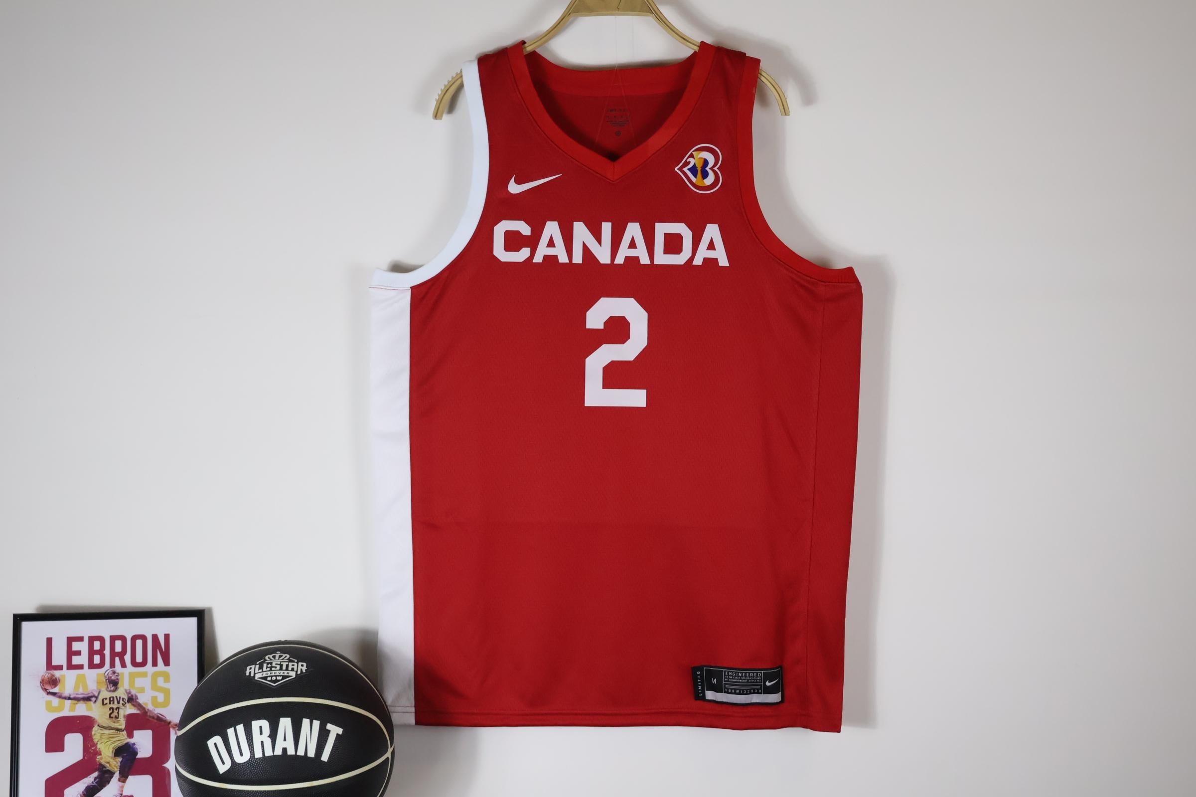 Regata Canadá FIBA World Cup 2023 - Vermelha - OGJERSEYSHOP