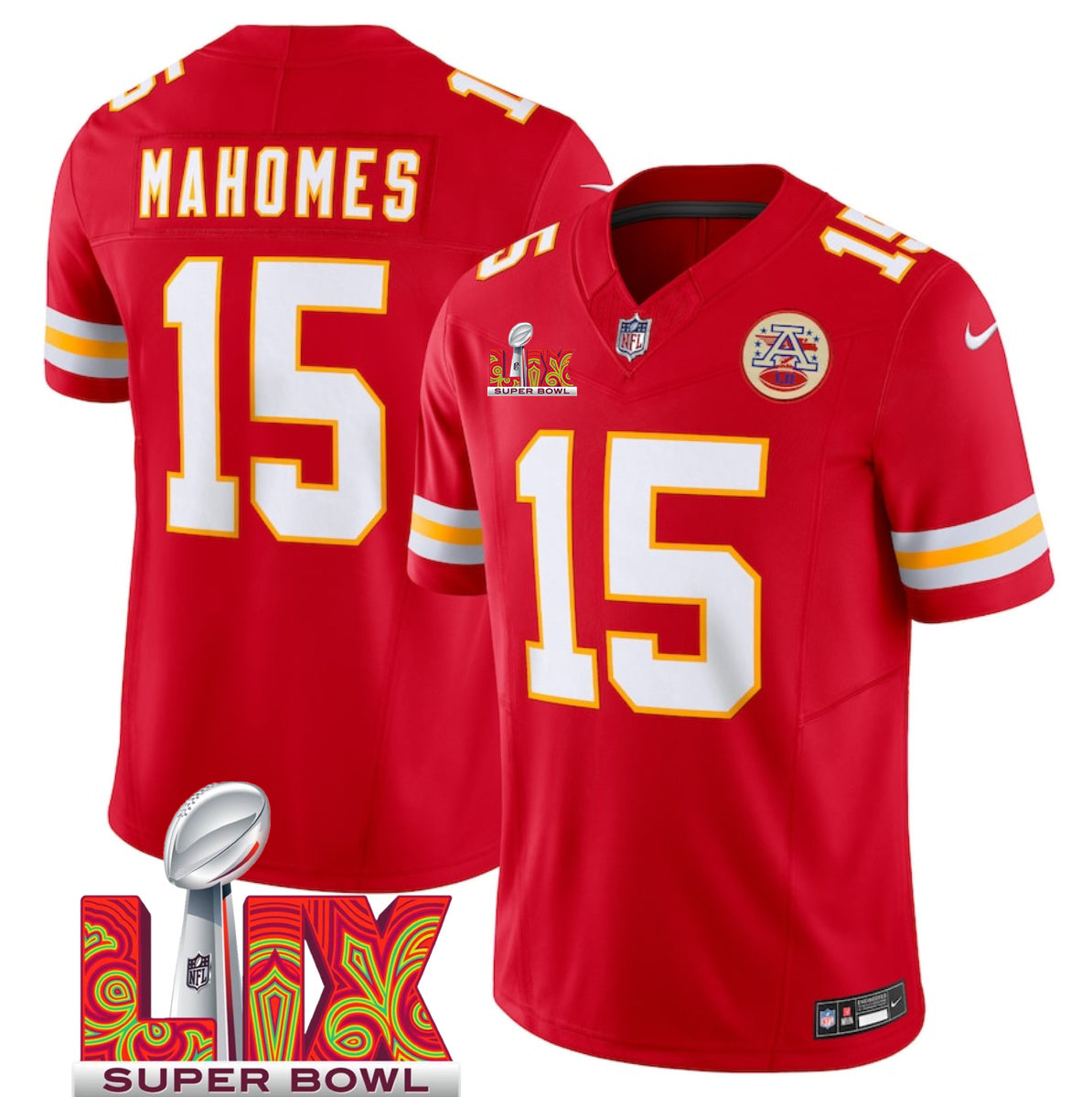 Camisa NFL Kansas City Chiefs Vapor F.U.S.E. Limited Jersey SB LVIX