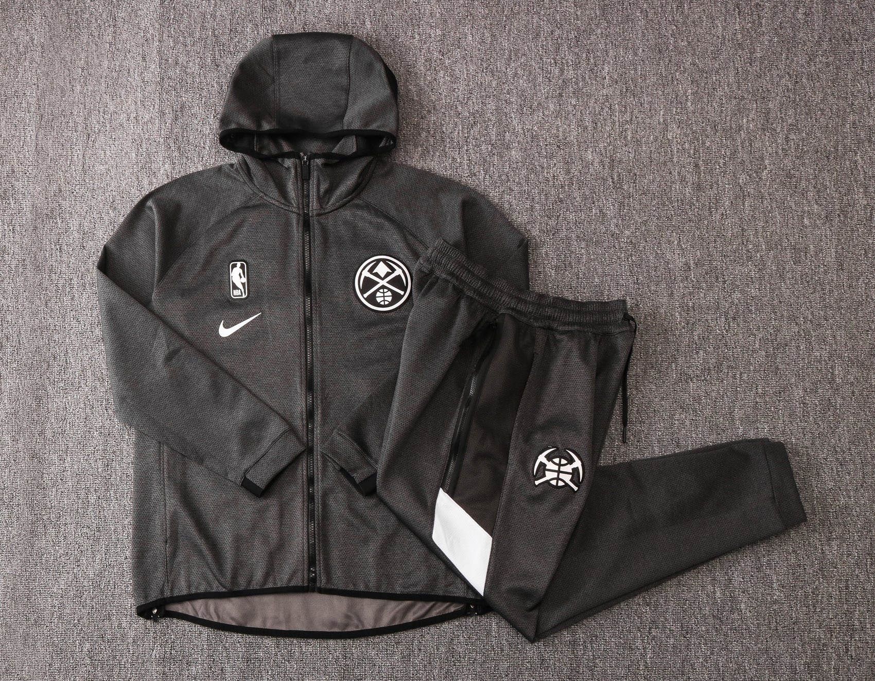 Conjunto Nike Therma Flex Denver Nuggets Preto Treino - OGJERSEYSHOP