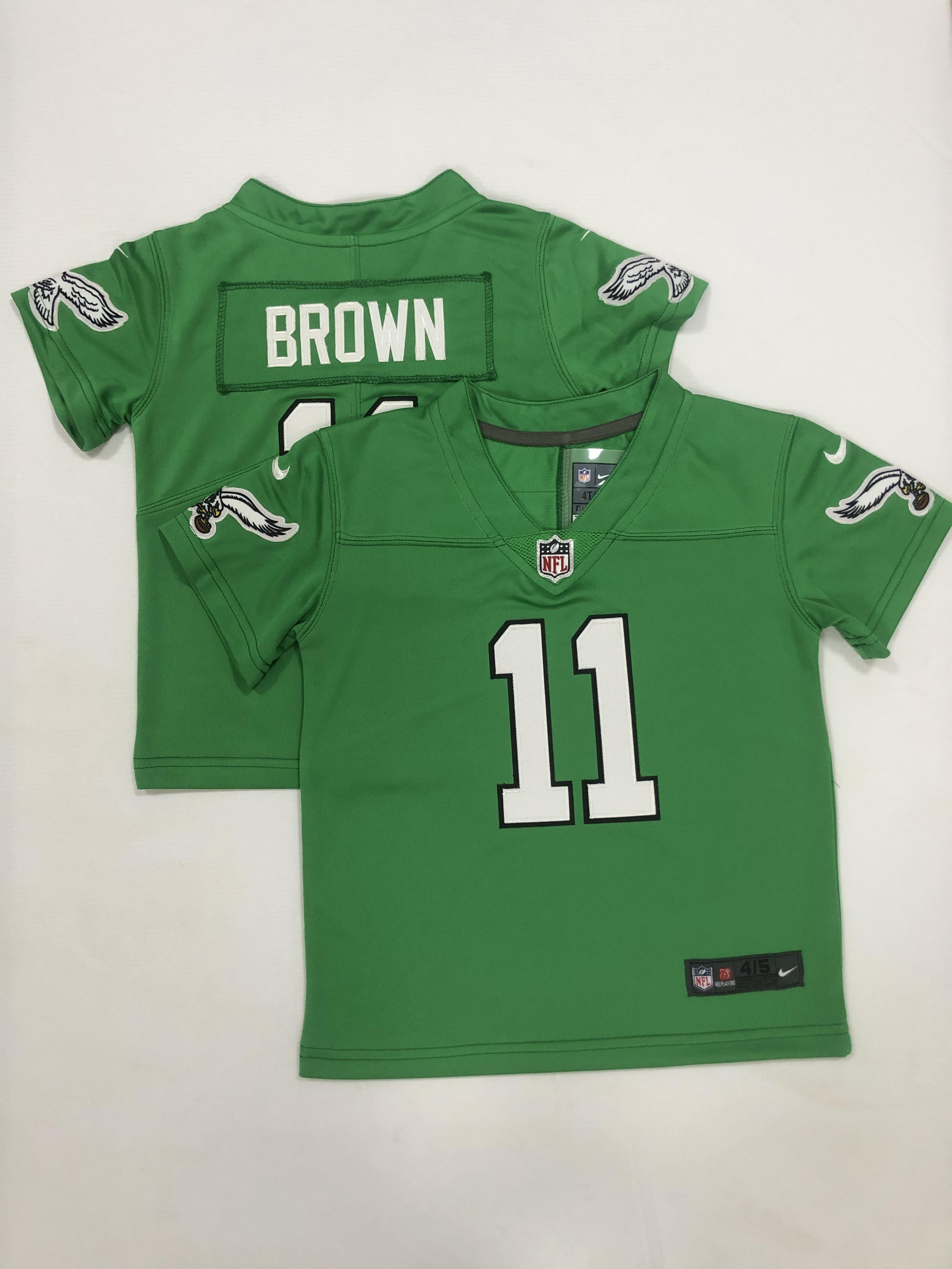 Camisa NFL Baby Philadelphia Eagles Vapor Limited Jersey Kelly Green