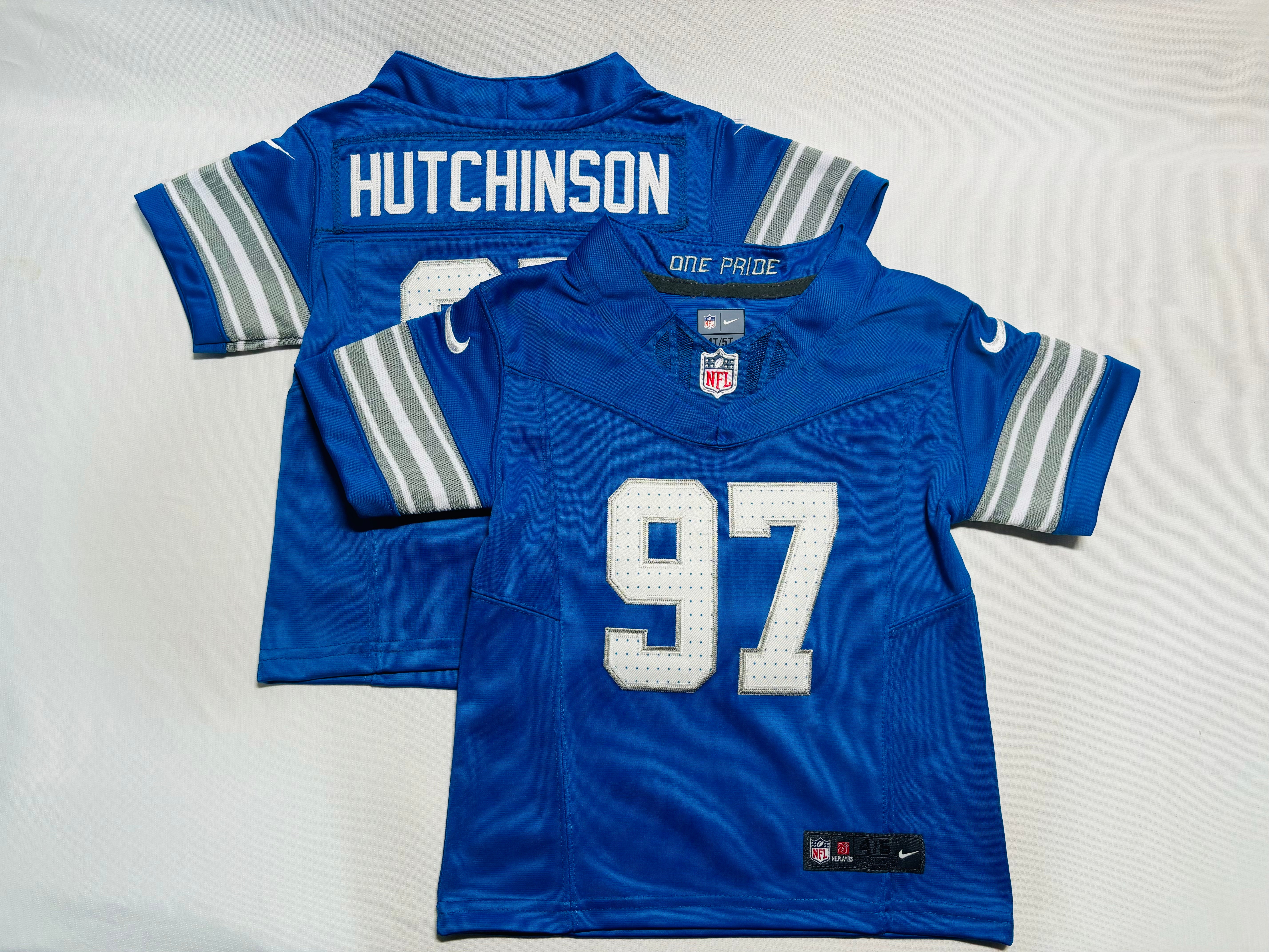 Camisa NFL Baby Jersey Detroit Lions Vapor F.U.S.E. Limited Azul