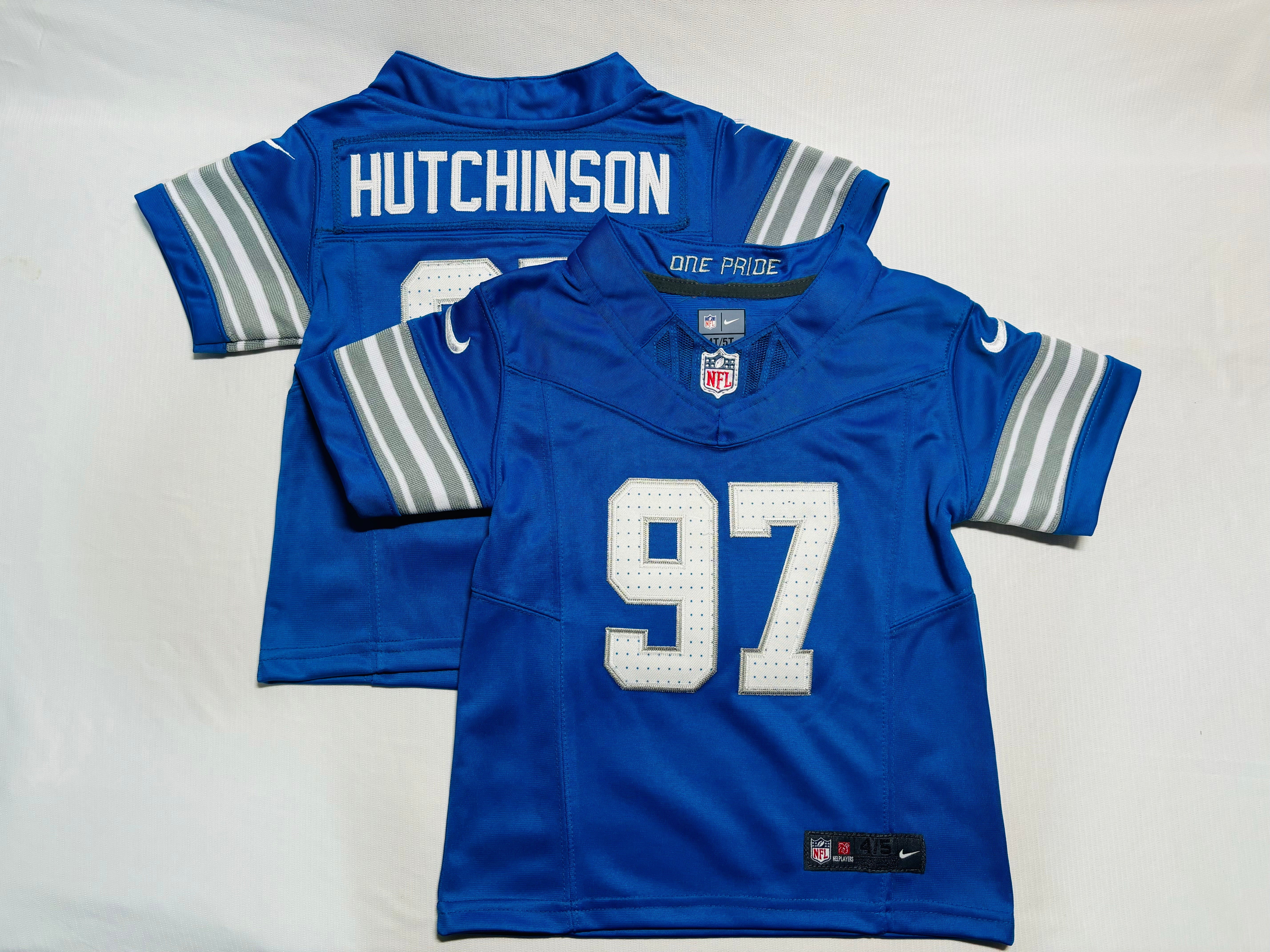 Camisa NFL Baby Jersey Detroit Lions Vapor F.U.S.E. Limited Azul