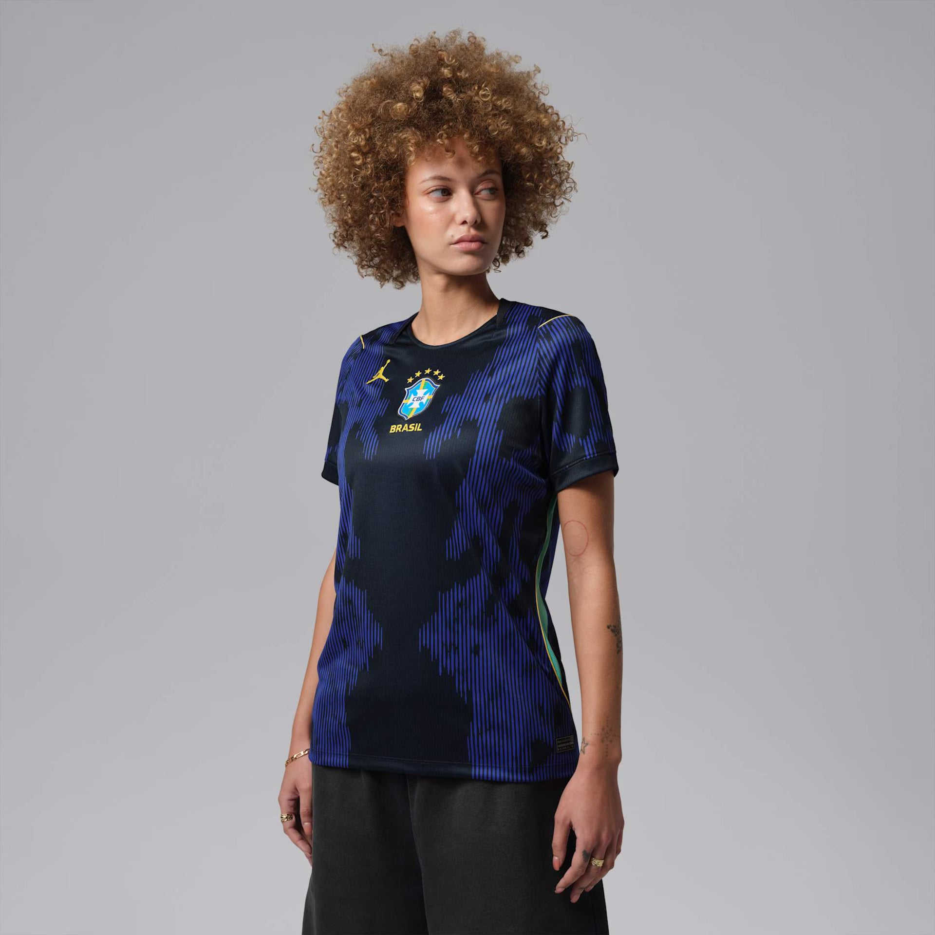 Jersey Seleção Brasileira 2026 Torcedora Feminina - Azul