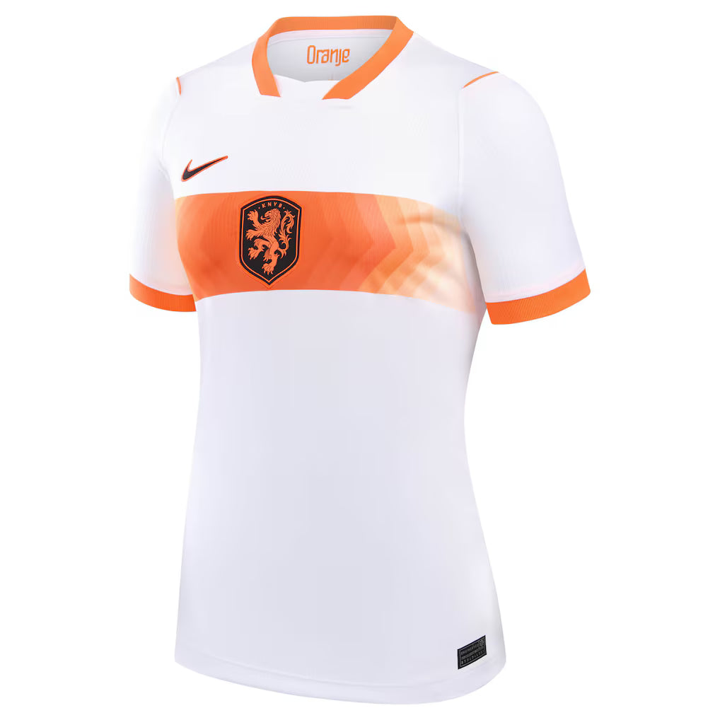 Jersey Seleção Holanda 2026 Torcedora Feminina - Branca
