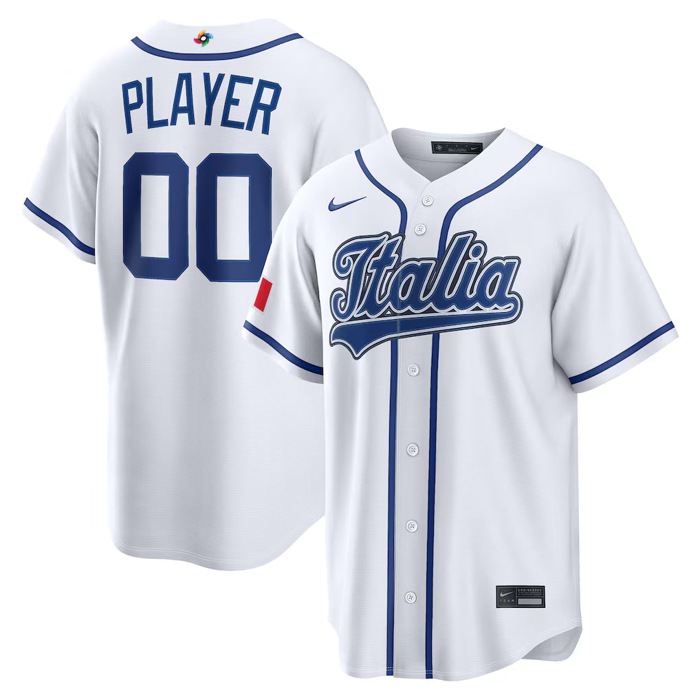 Jersey Beisebol Itália WBC 2026 Branca