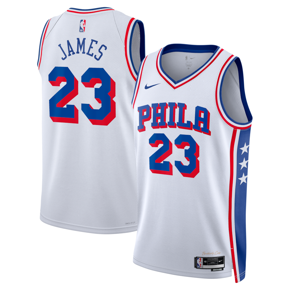 Camisa NBA Philadelphia 76ers Association Edition LeBron James