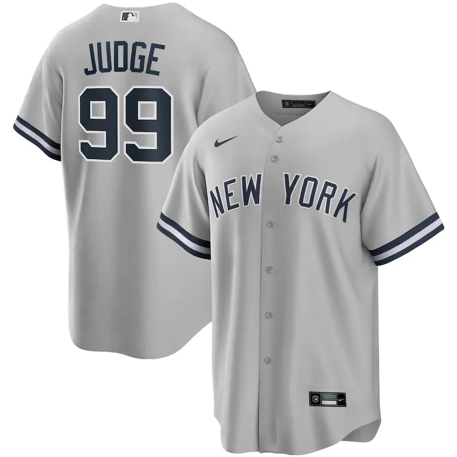 Camisa MLB New York Yankees Jersey Cinza Torcedor