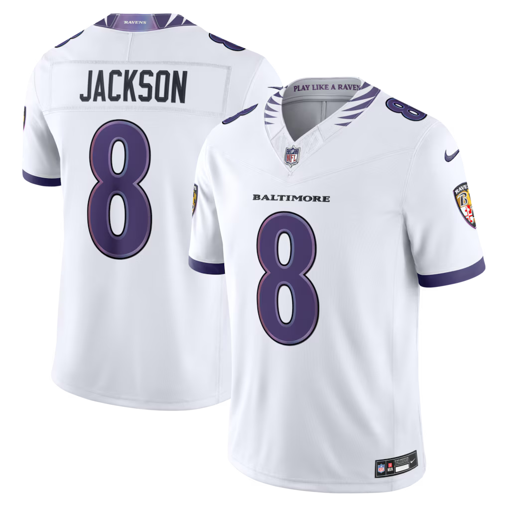 Camisa NFL Baltimore Ravens Vapor F.U.S.E. Limited 26/27 Jersey Branca