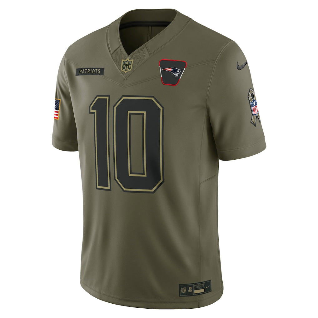 Camisa NFL New England Patriots Vapor F.U.S.E. Limited Jersey Salute To Service 2025