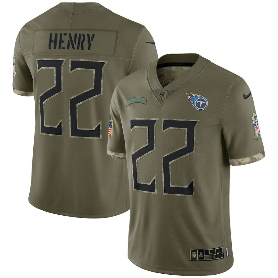 Camisa NFL Tennessee Titans Vapor Limited Jersey Salute To Service 2022