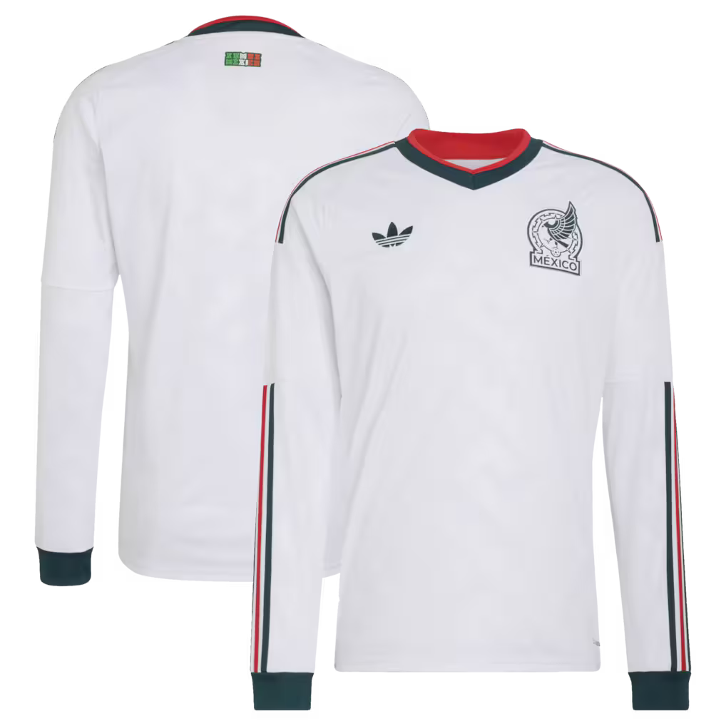Jersey Seleção México 2026 Manga Longa - Branca