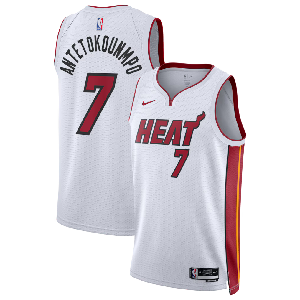 Camisa NBA Miami Heat Association Edition Giannis Antetokounmpo