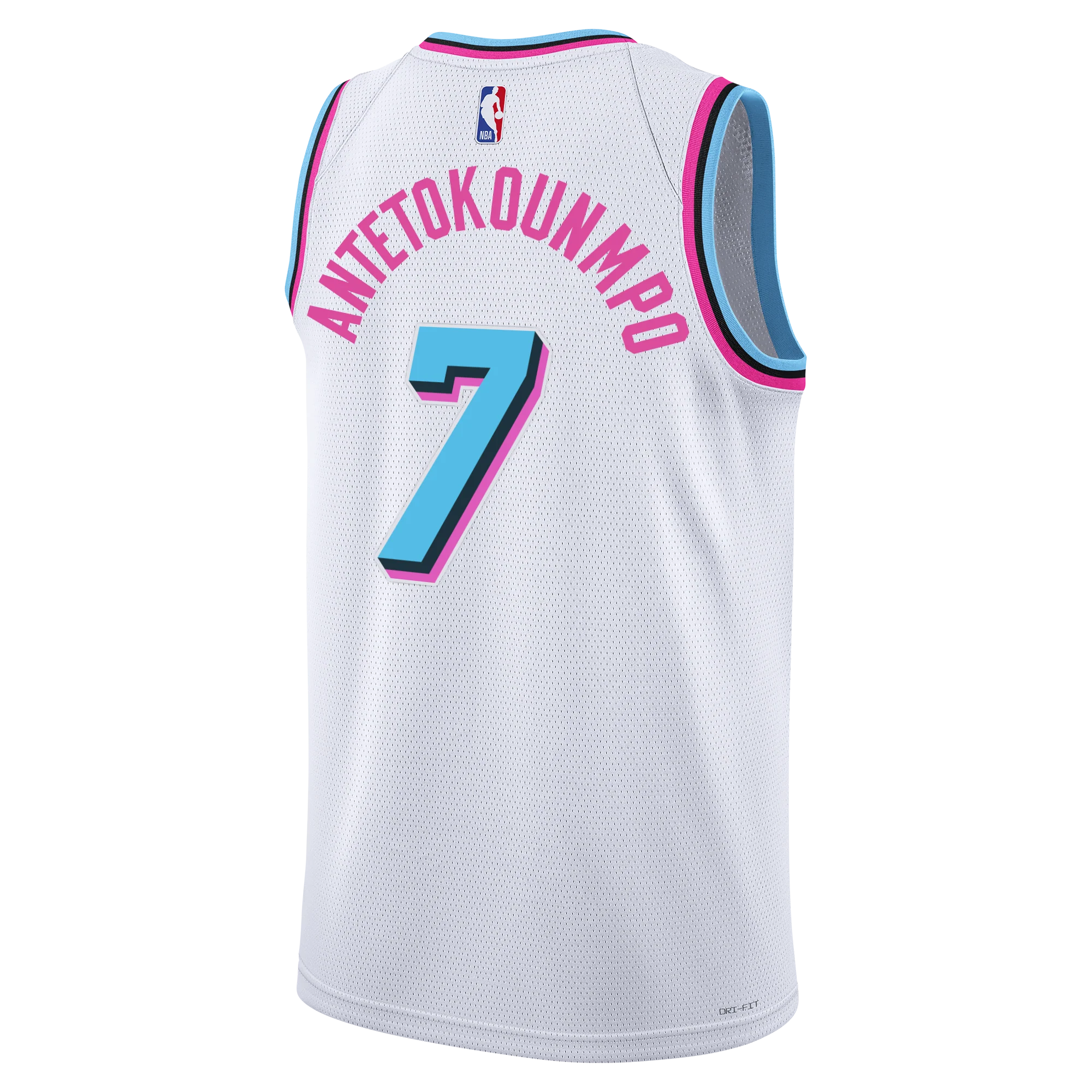 Camisa NBA Miami Heat Vice Edition Giannis Antetokounmpo